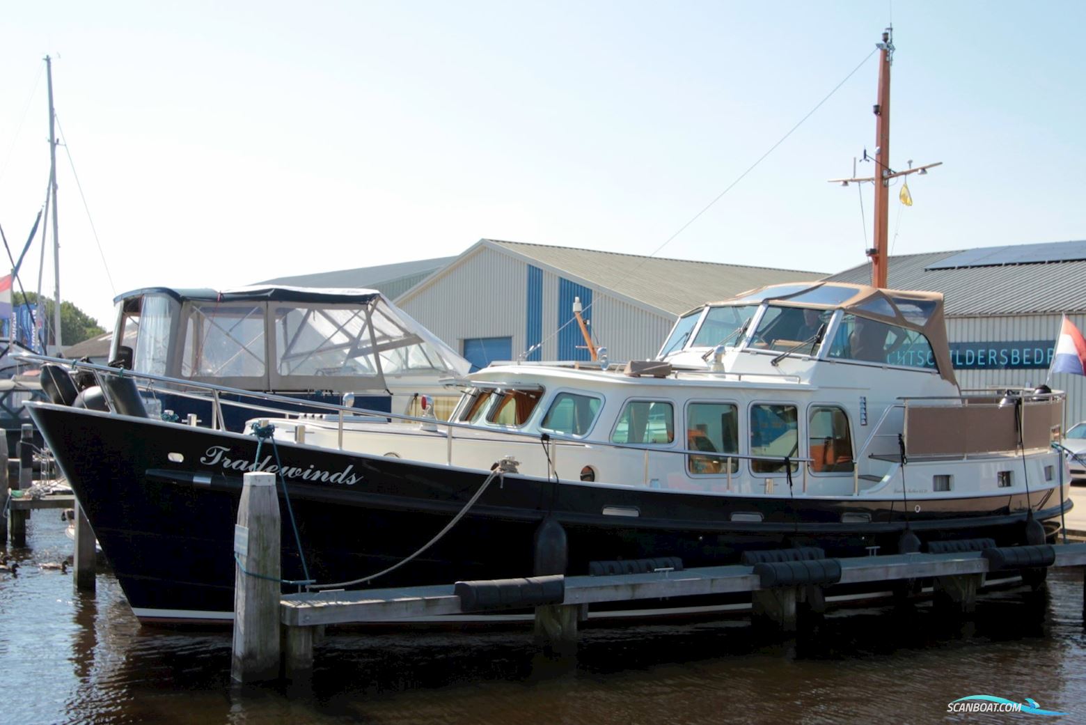 Linden Kotter 13.70 Motorboat 2001, with Caterpillar engine, The Netherlands