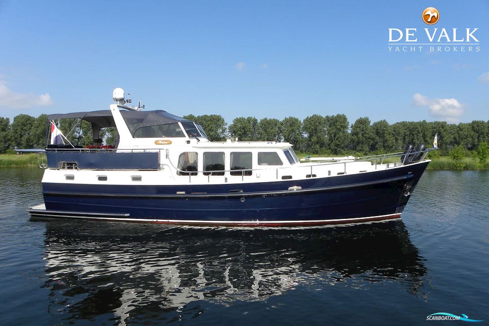 Linden Spiegelkotter 14.50 Motorboat 2008, with John Deere engine, The Netherlands