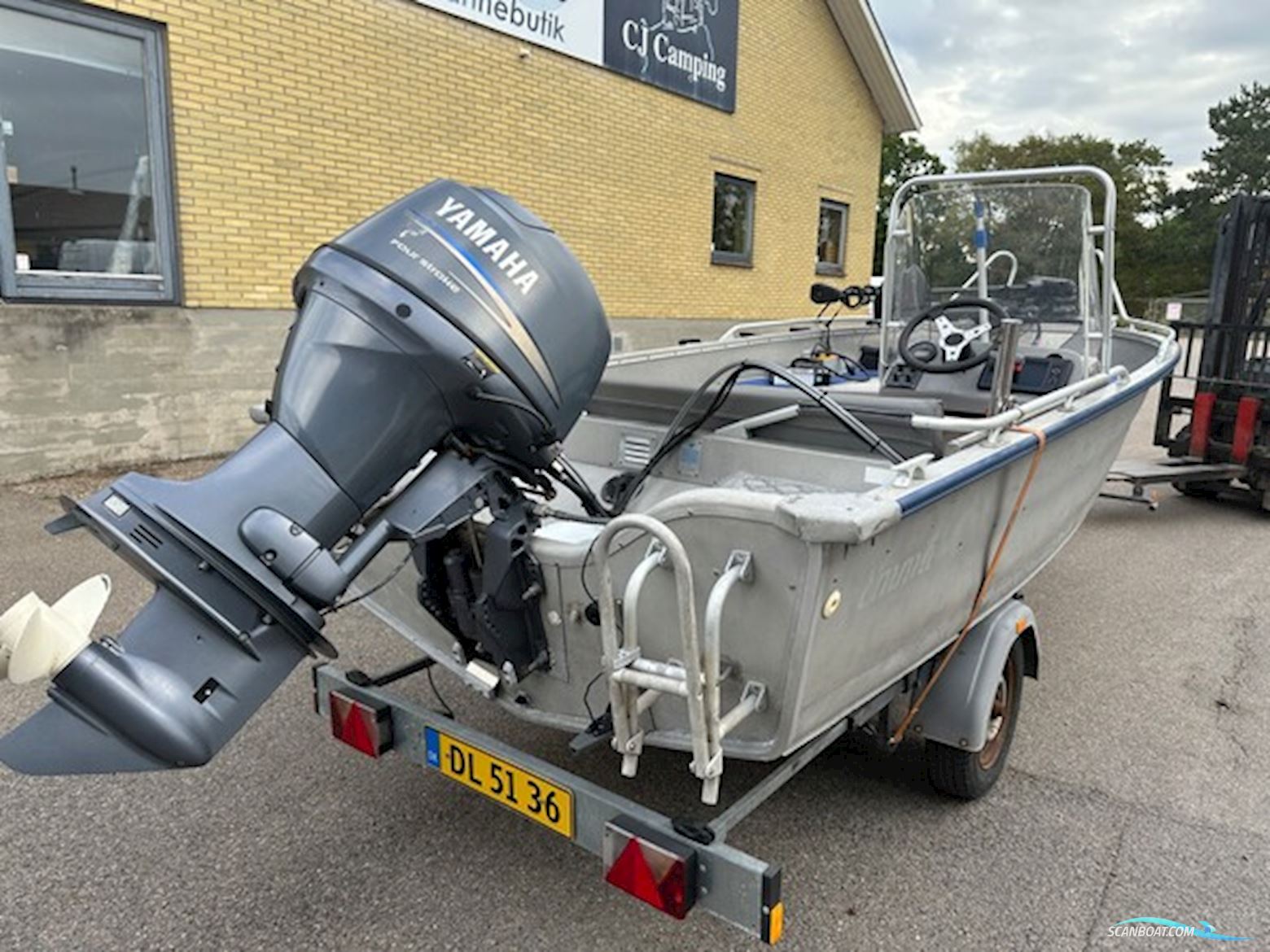 Linder Arkip 460 Med Yamaha 50 hk, Garmin Force og Trailer Uden el Motor 79900