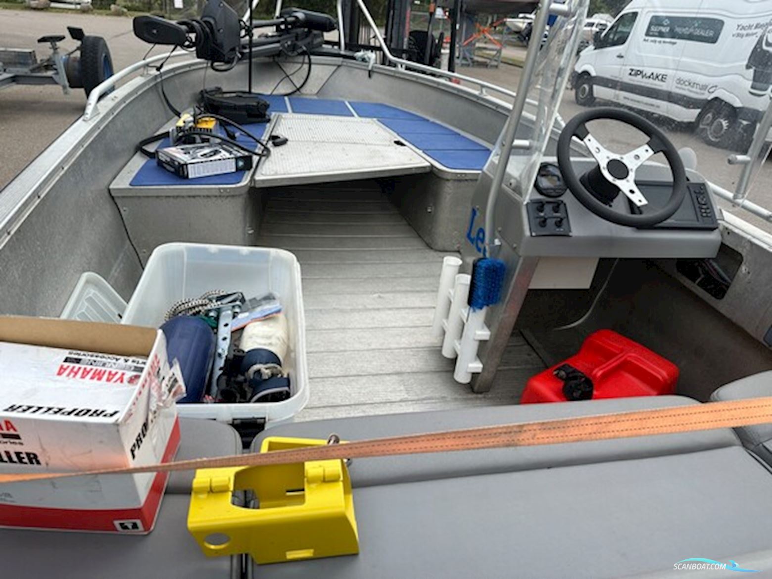 Linder Arkip 460 Med Yamaha 50 hk, Garmin Force og Trailer Uden el Motor 79900