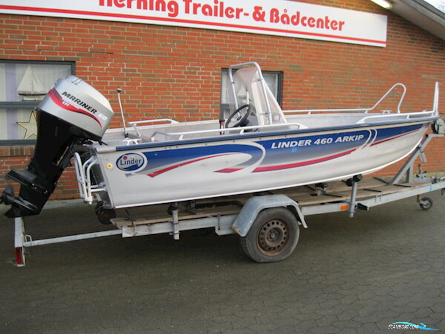 Linder Arkip 460 m/Mariner F60 hk Efi 4-Takt
