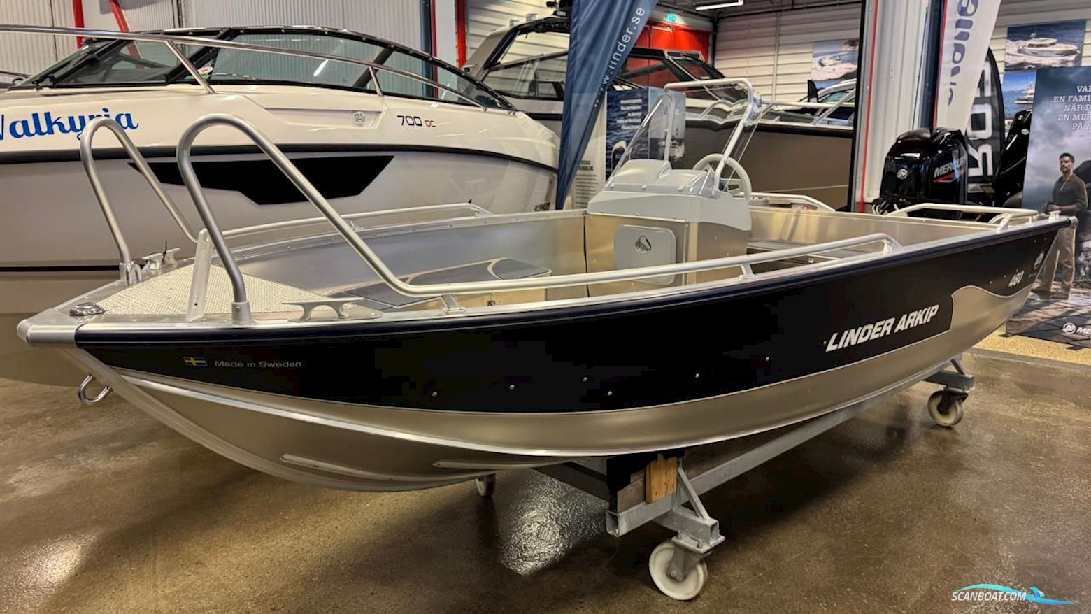 Linder Arkip 460 Motorboat 2026, with  Mercury engine, Sweden