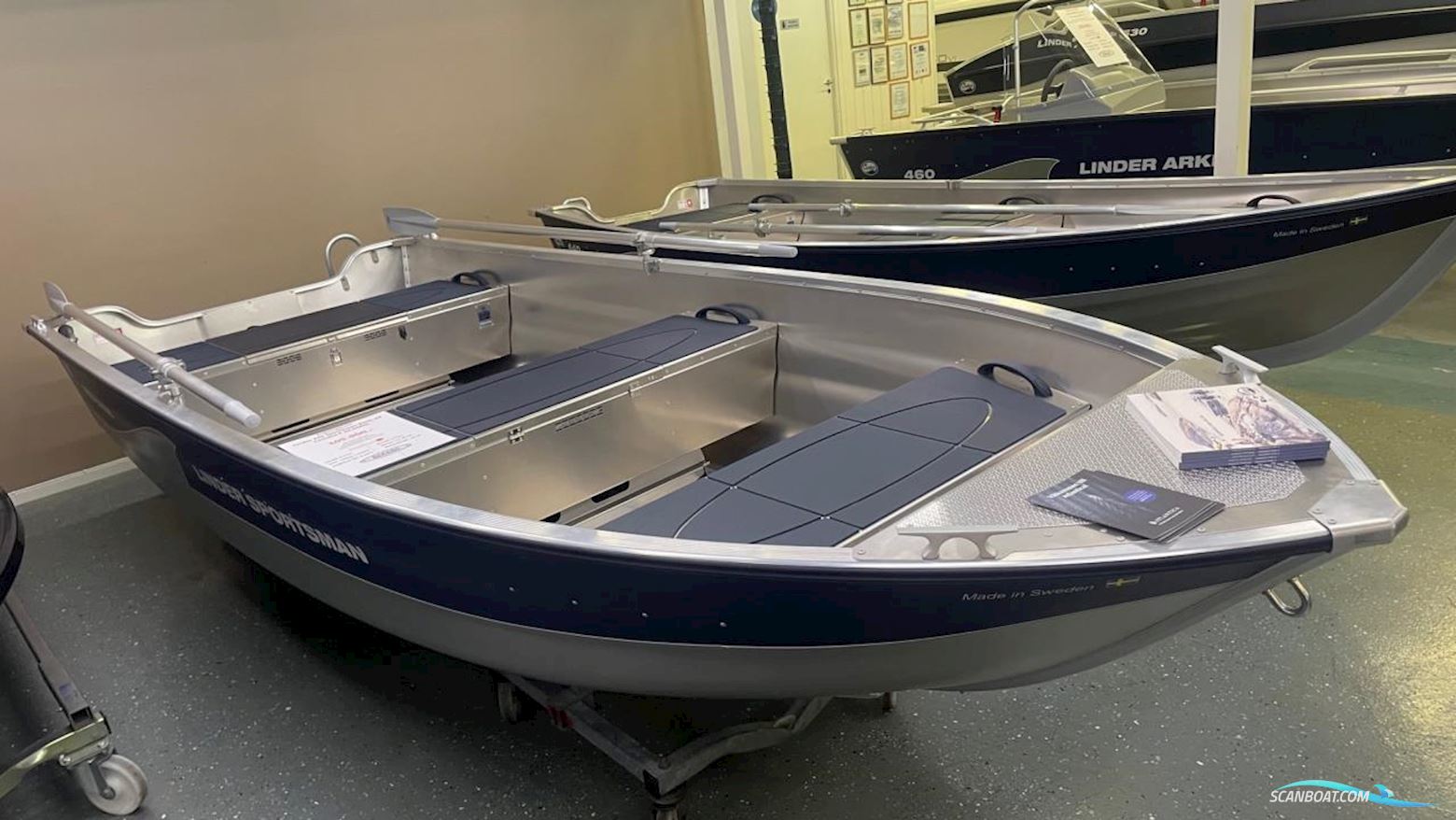 Linder Sportsman 445 Basic Motorboat 2022, with Yamaha engine, Sweden
