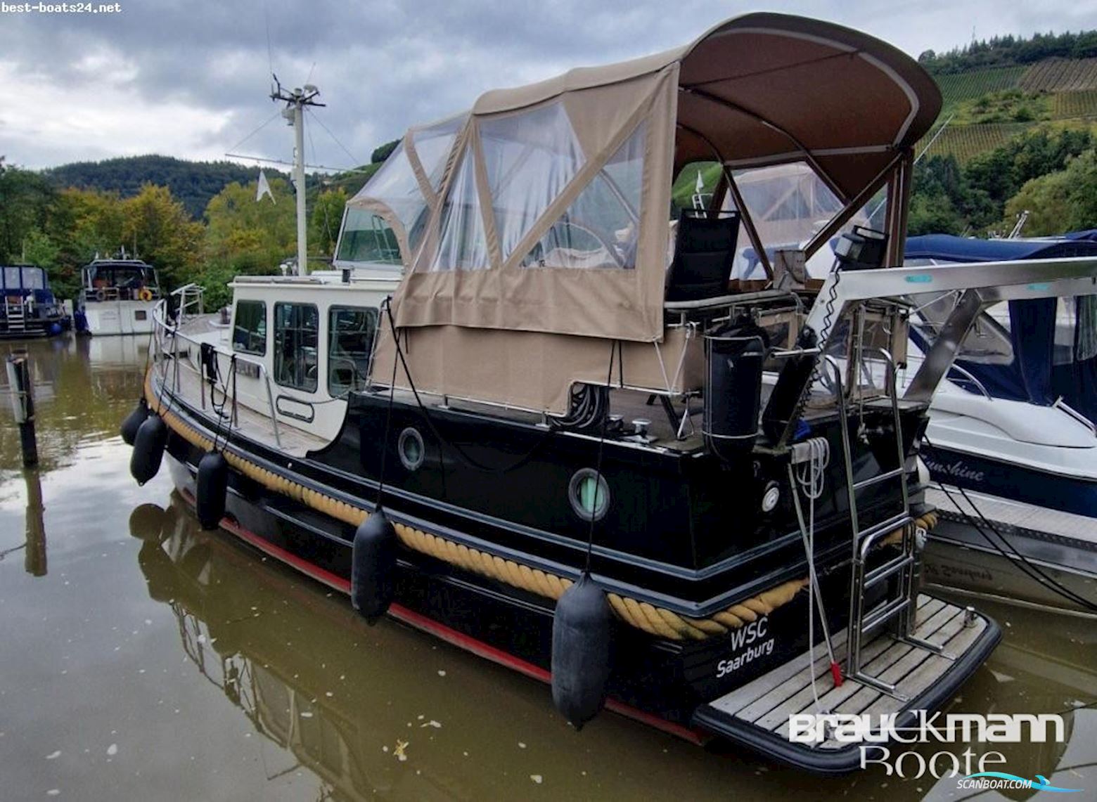 Linssen Classic Sturdy 360  AC Motorboat 1992, with Volvo Penta engine, Germany