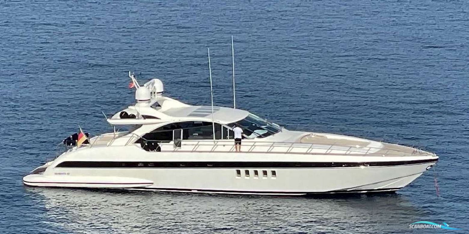 Mangusta 80 Motorboat 2006, with Mtu 16V 2000 M92 engine, Spain