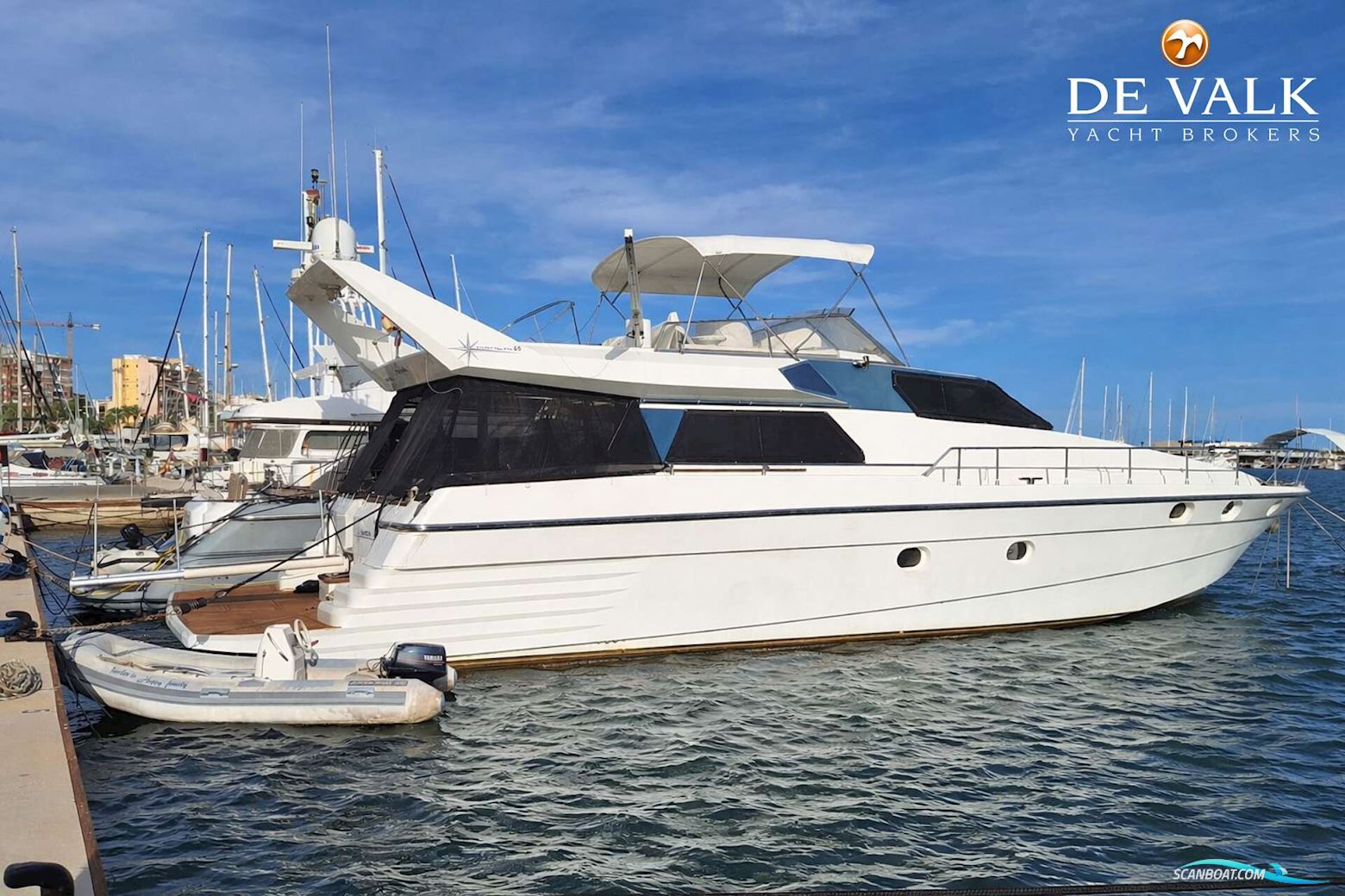 Marchi 65 Fly Motorboat 1996, with Caterpillar engine, Spain