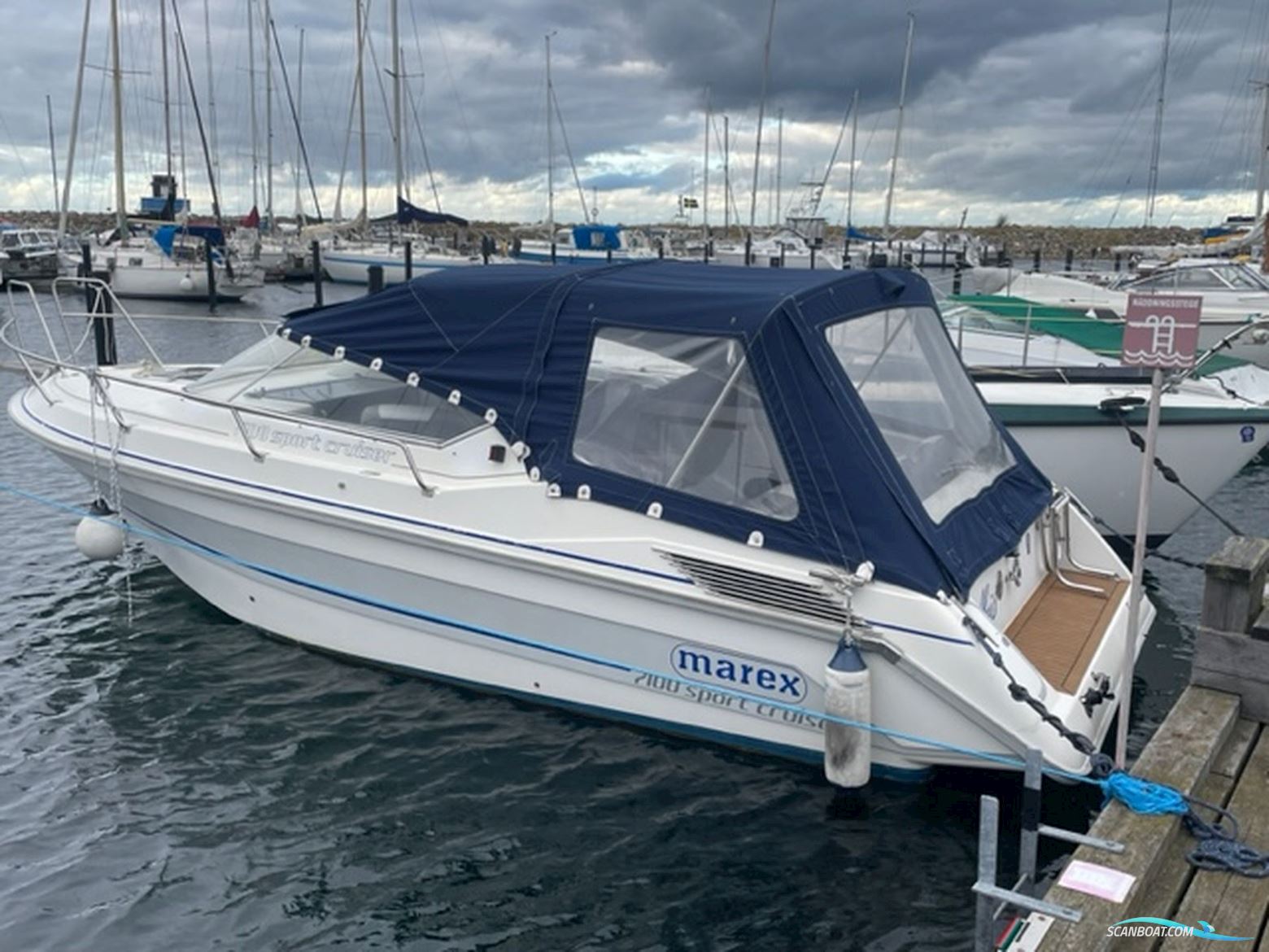 Marex 7100 Sport Cruiser Motorboat 1991, with Volvo Penta engine, Sweden