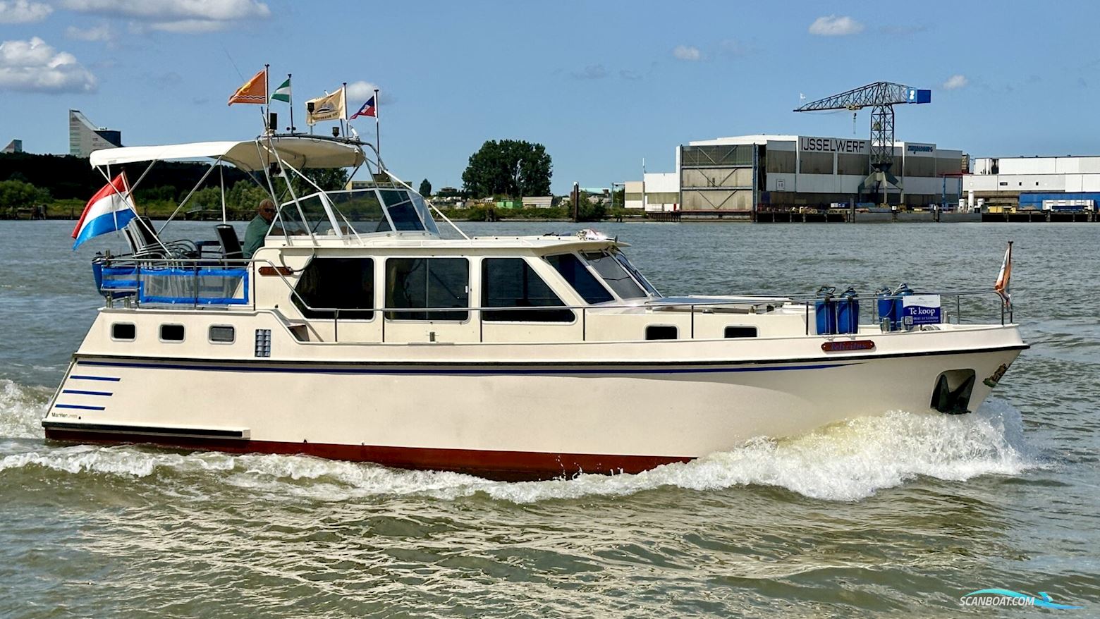 Marhen 11.60 AK Cabrio Motorboat 1999, with Iveco Aifo engine, The Netherlands