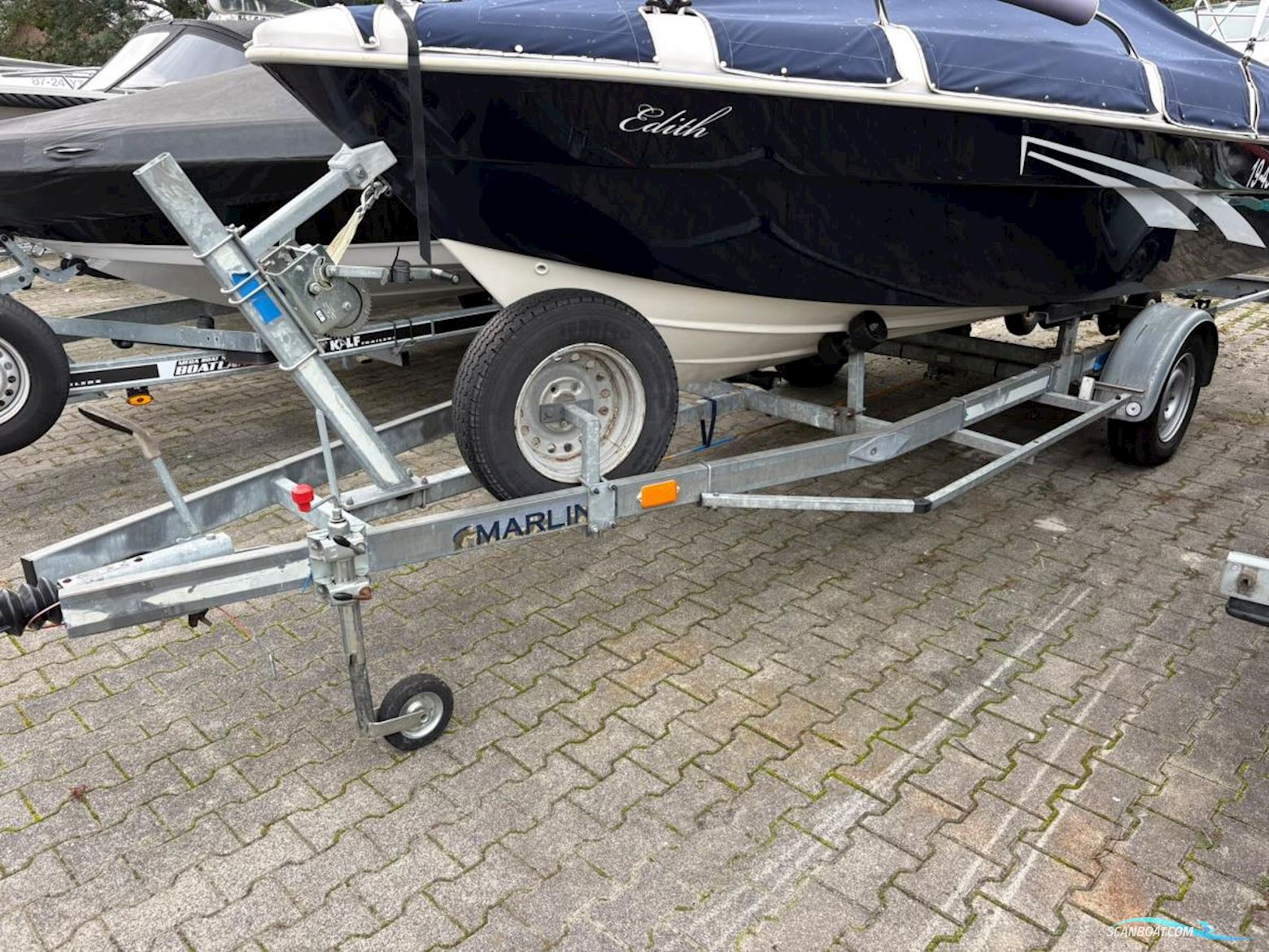 Marlin 1500KG trailer Motorboat 2006, The Netherlands