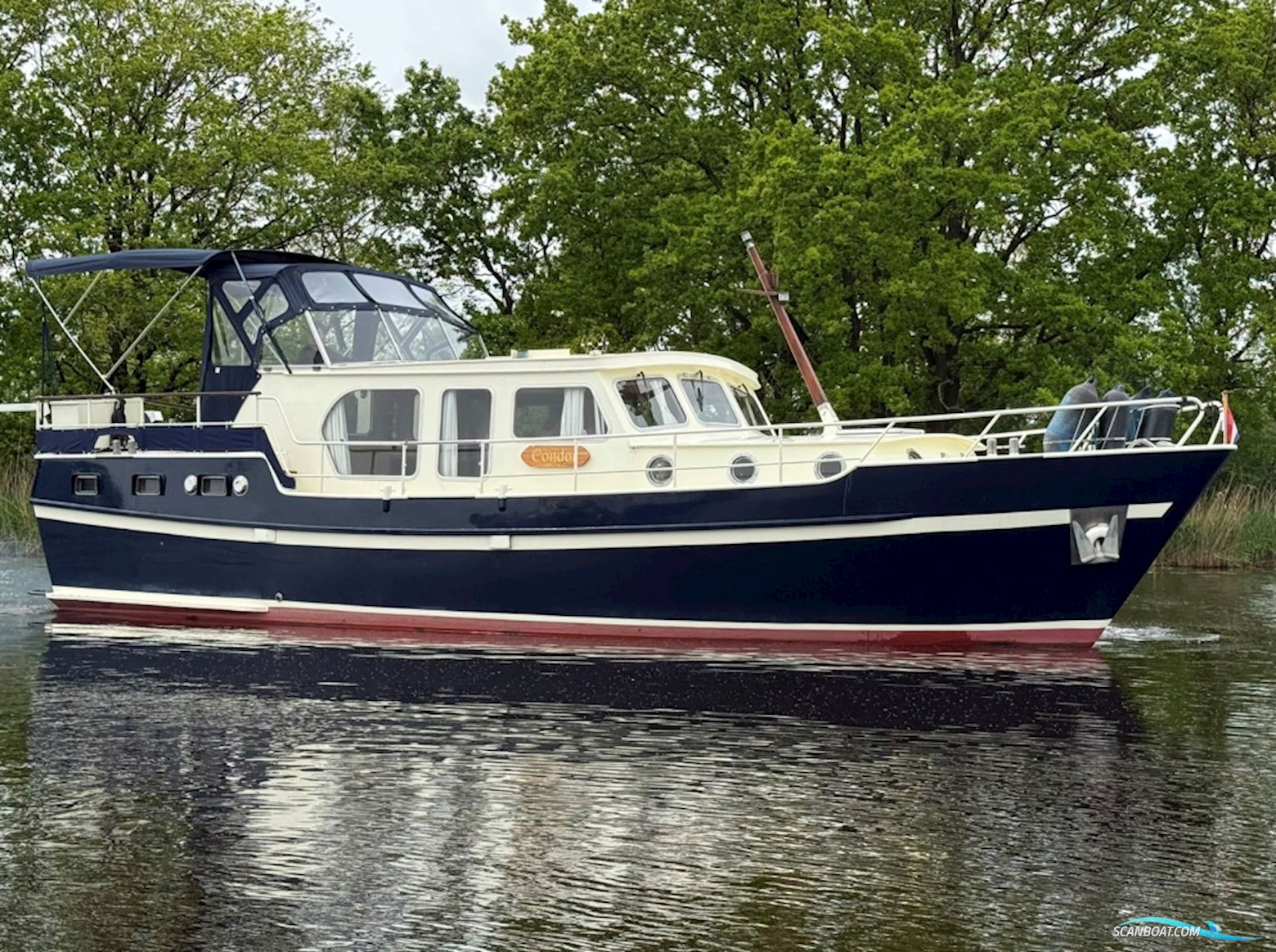 Marne Spiegel Kotter 1250 Motorboat 1980, with Daf engine, The Netherlands