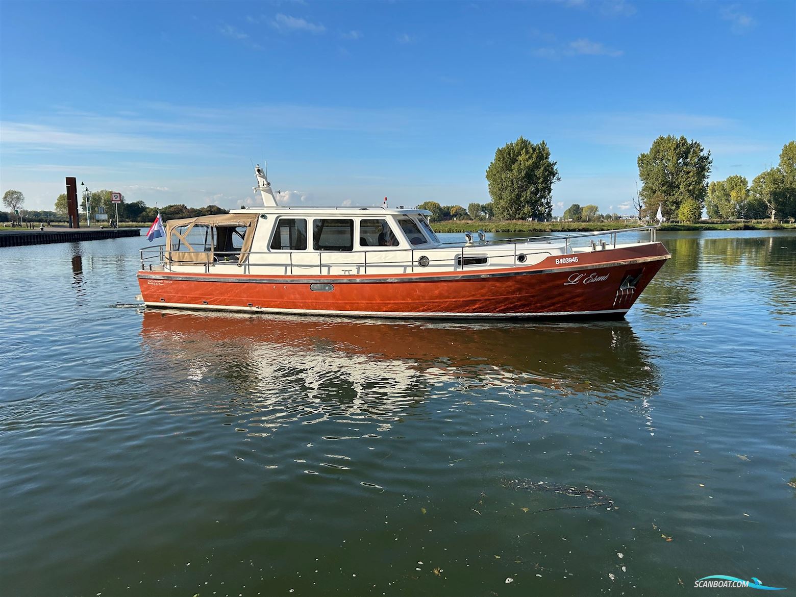 Marvis Stevenvlet 1350 Ok Motorboat 2013, with Iveco 8061 M14 engine, The Netherlands