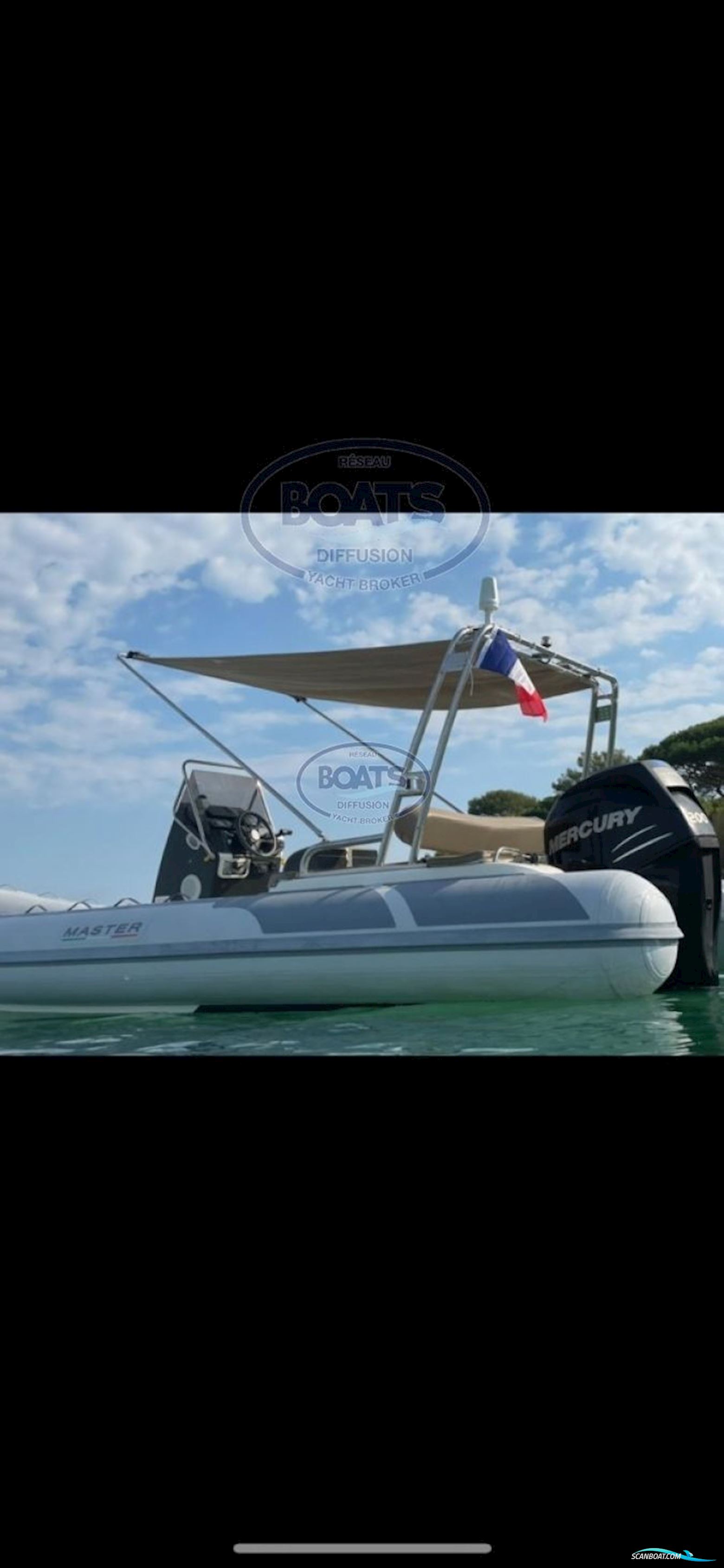 Master 730 open Motorboat 2012, with Mercury engine, France