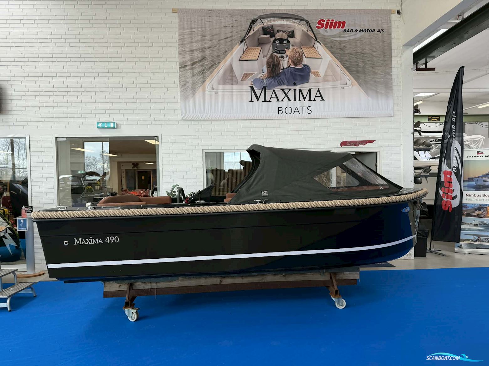 Maxima 490 XL Motorboat 2026, with Mercury 20 hk 4-Takt engine, Denmark