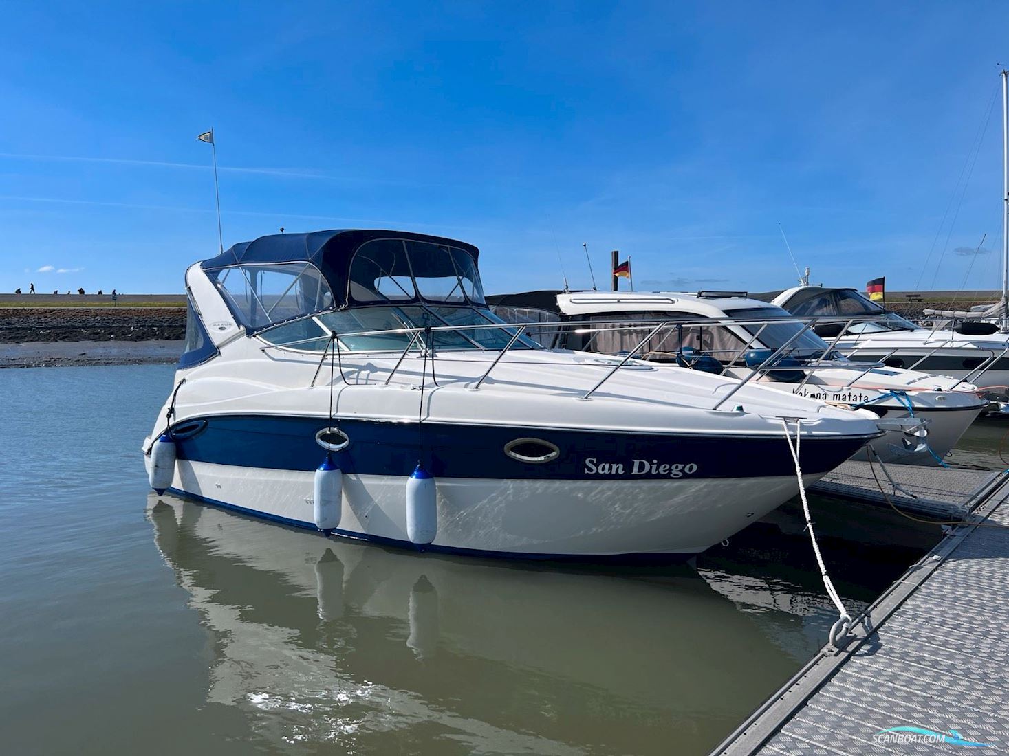 Maxum 2700SE,Volvo Diesel, Vollaustattung Motorboat 2003, with Volvo Penta Kad44 engine, Germany