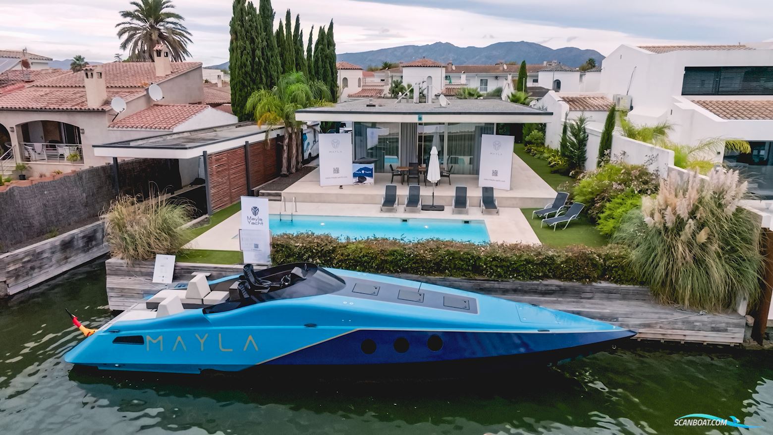 Mayla GT Motorboat 2024, with Ilmor engine, Spain