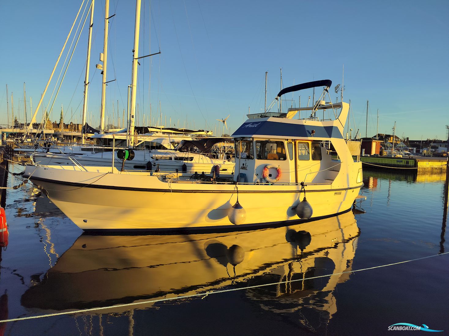 Merivene 1210 Fishmaster Targa Motorboat 1988, with Bmw Marine D636TA engine, Denmark