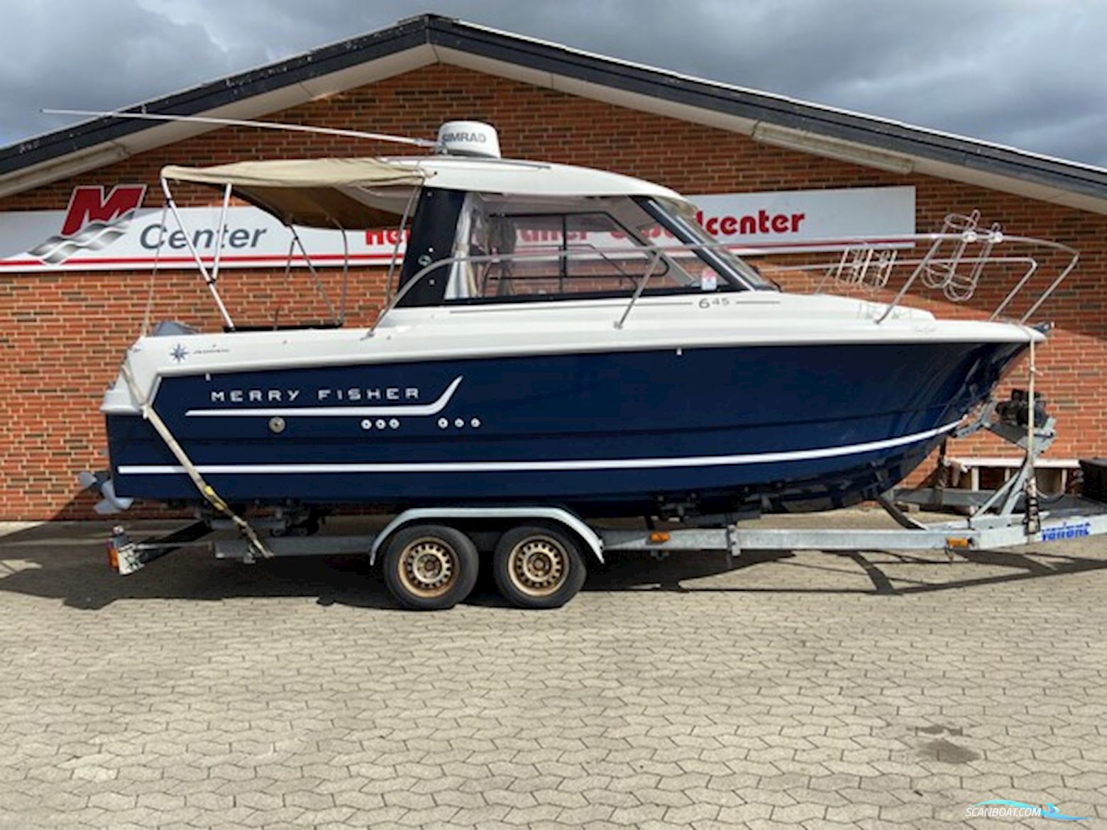 Merryfisher 645 m/Honda F150 hk V-Tec og Variant trailer Motorboat 2013, with Honda engine, Denmark