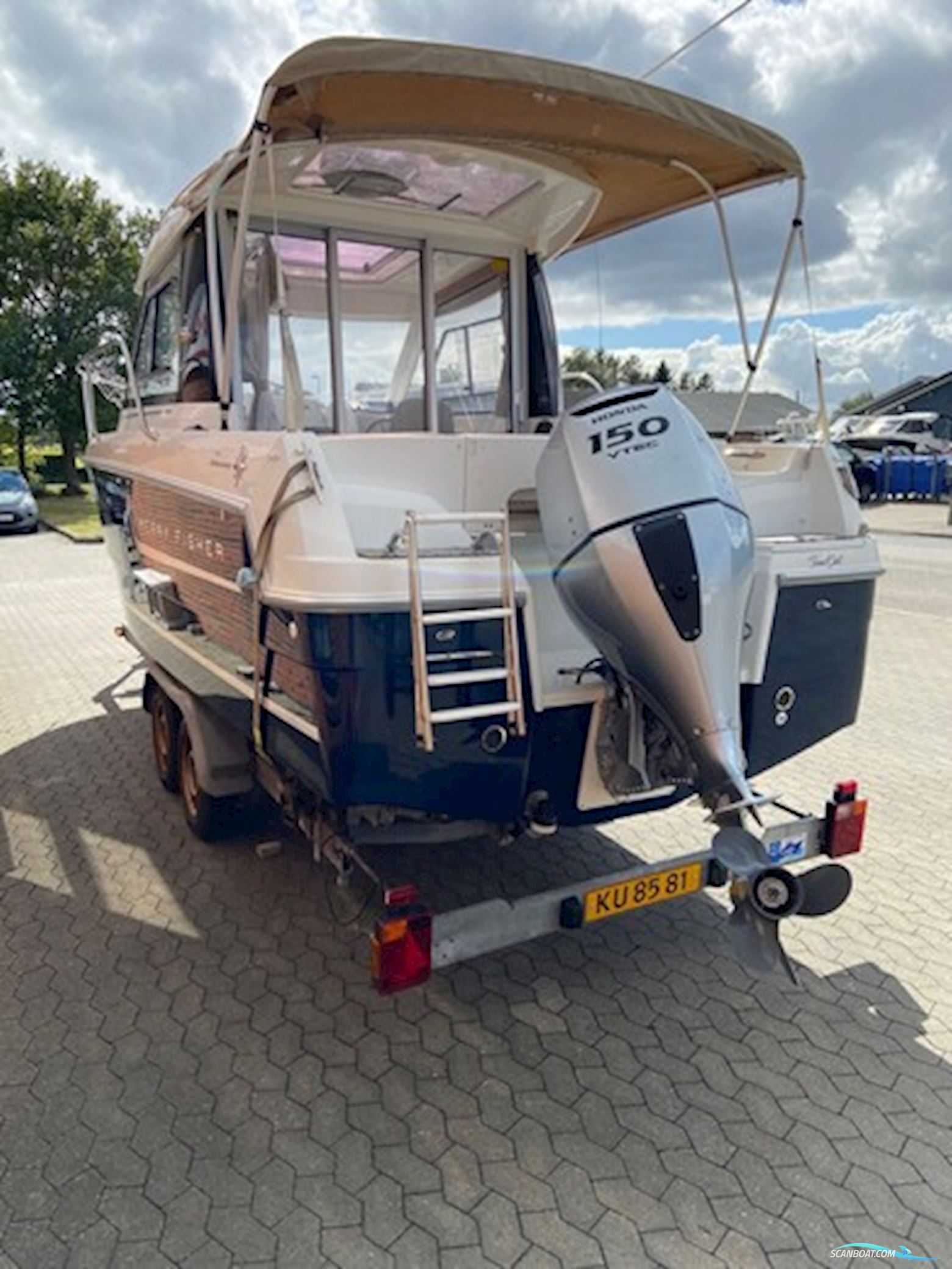 Merryfisher 645 m/Honda F150 hk V-Tec og Variant trailer