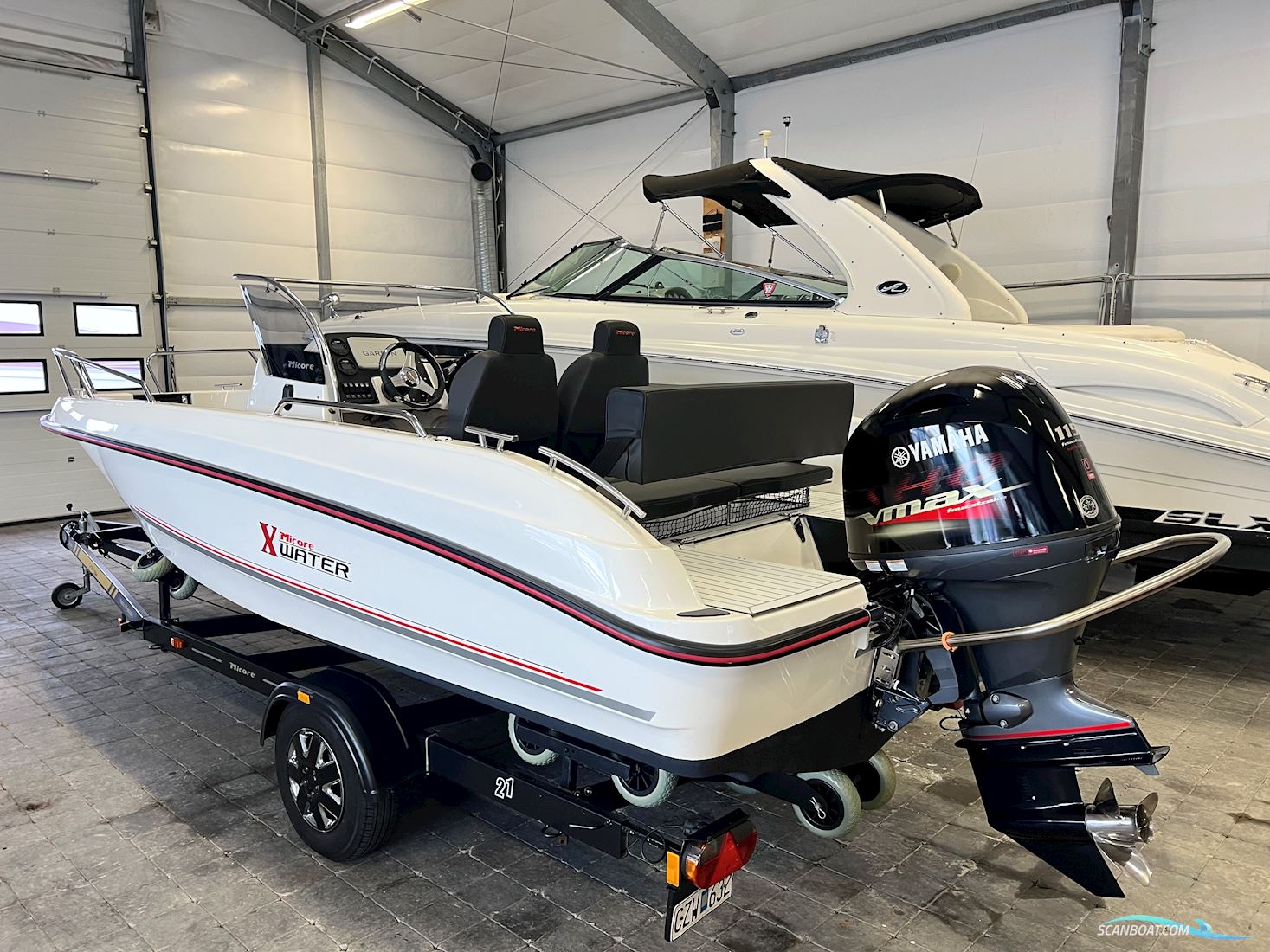 Micore Xw 63 cc Motorboat 2021, with Yamaha V-Max Sho 115hk engine, Sweden