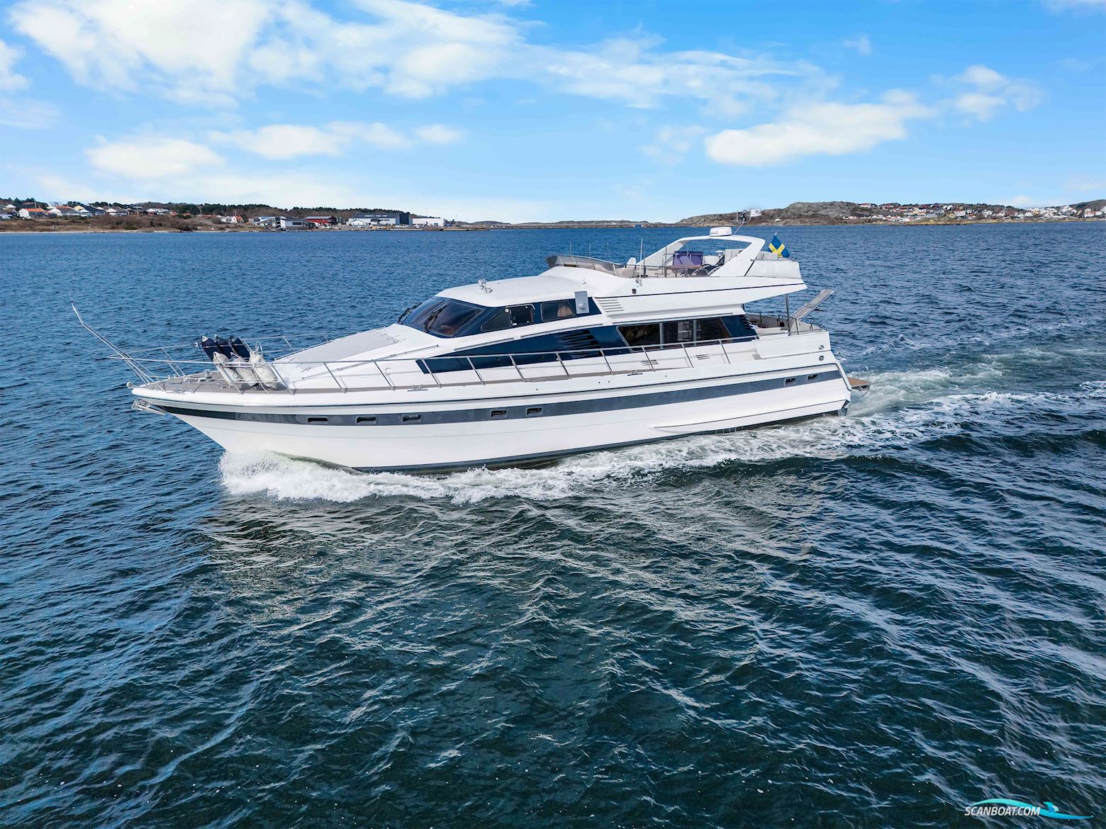 Monte Fino Wide Body 64 Motorboat 1991, with Iveco engine, Sweden