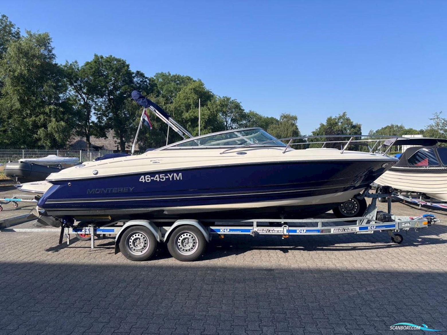Monterey  214 FSC Cuddy Motorboat 2009, with Volvo Penta engine, The Netherlands
