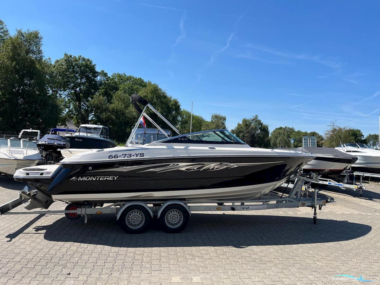 Monterey 244 Fsx Bowrider Motorboat 2012, with Volvo Penta engine, The Netherlands