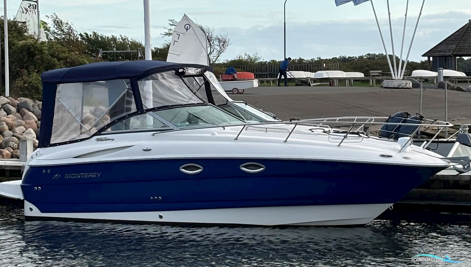 Monterey 250 Cruiser Motorboat 2005, with Volvo Penta 5.7 L Gxi engine, Denmark