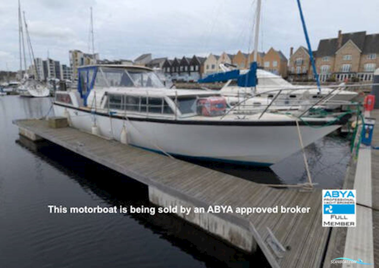 Moonraker 36 Soft Rider Motorboat 1970, with Bedford engine, United Kingdom