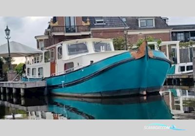 Motor Tjalk Skûtsje Motorboat 1898, with Mercedes engine, The Netherlands