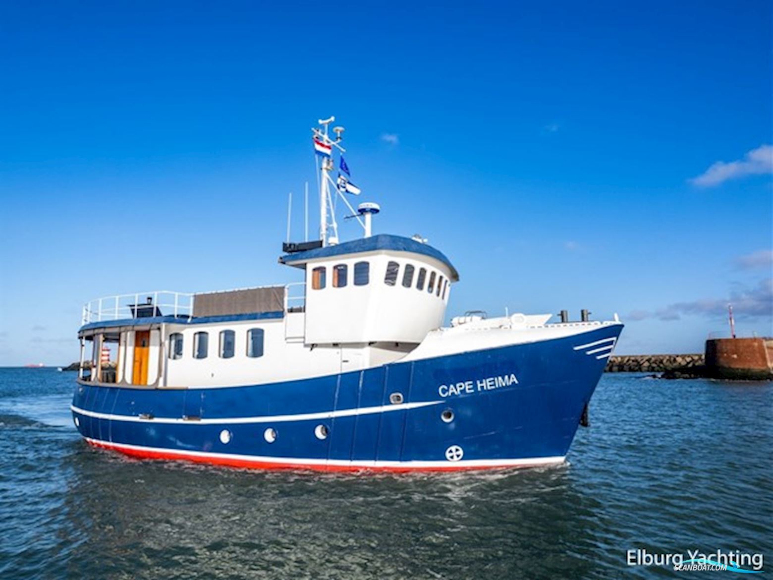 Motoryacht Cape Heima  - Wonen op het water 