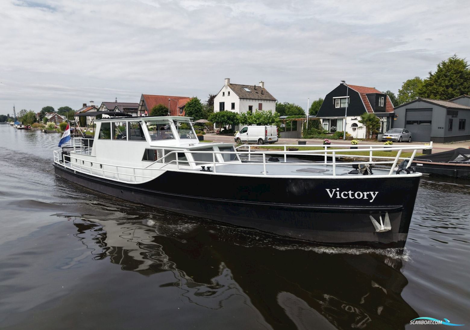 Muller Ex-Patrouille 18.10 VS Motorboat 1934, with Scania Vabis engine, The Netherlands