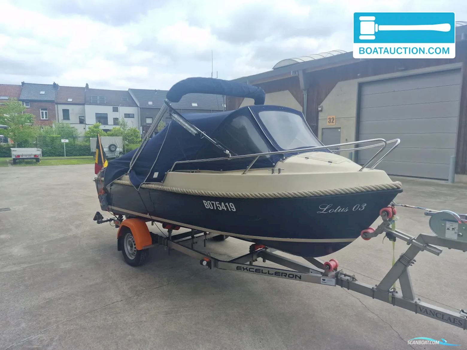 Myzyk 480 Motorboat 2008, with Suzuki engine, Belgium