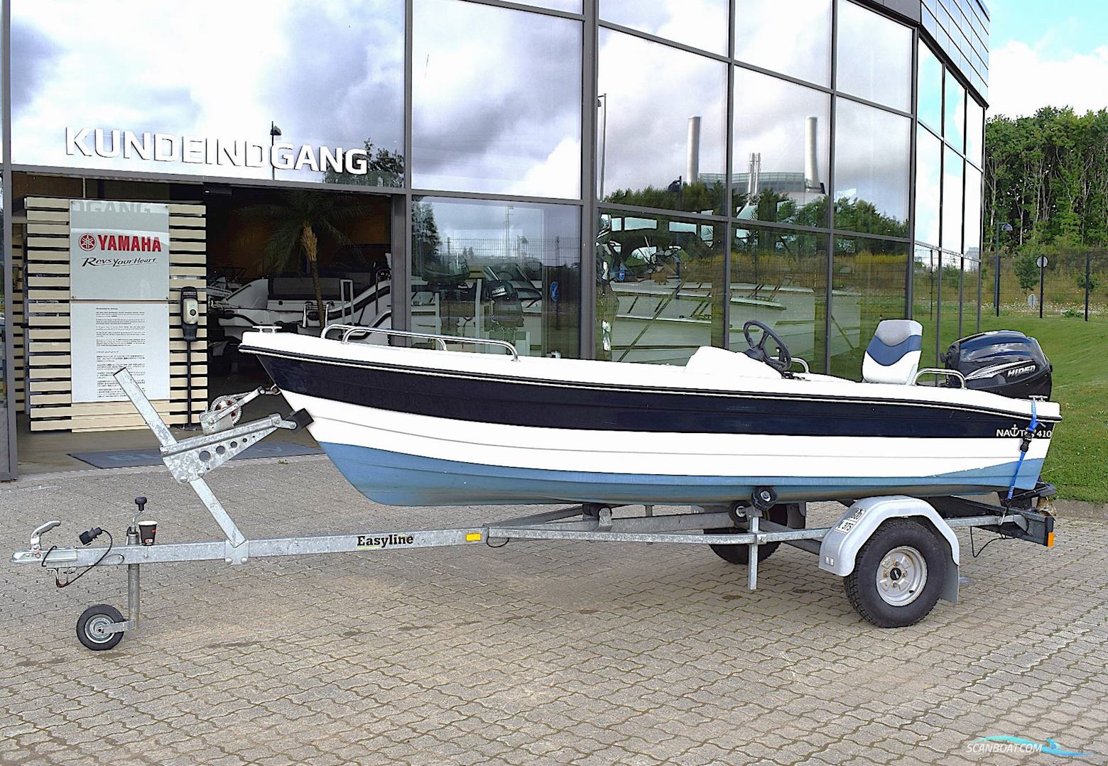 Nautic 410 Styrepultbåd m/ Hidea 15 hk Motorboat 2016, with Hidea engine, Denmark