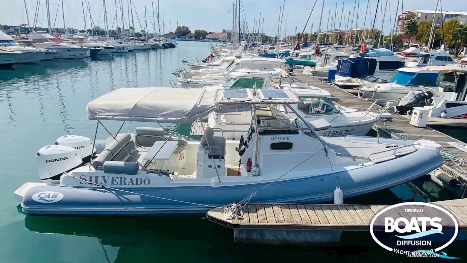 NAUTICA CAB SILVERADO 9 Motorboat 2016, with HONDA engine, France