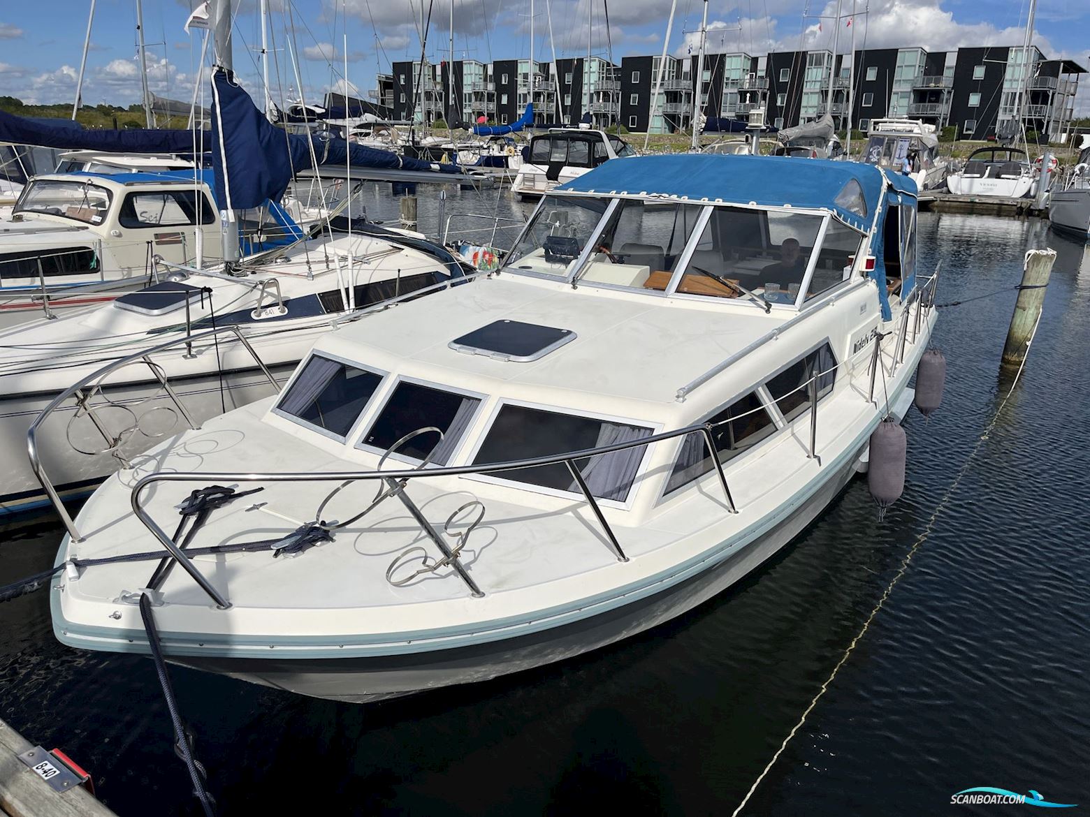 Nidelv 28, 1988 - Aalborg Motorboat 1988, with Yanmar 4LH-HTE / gear Kanzaki KM5A engine, Denmark