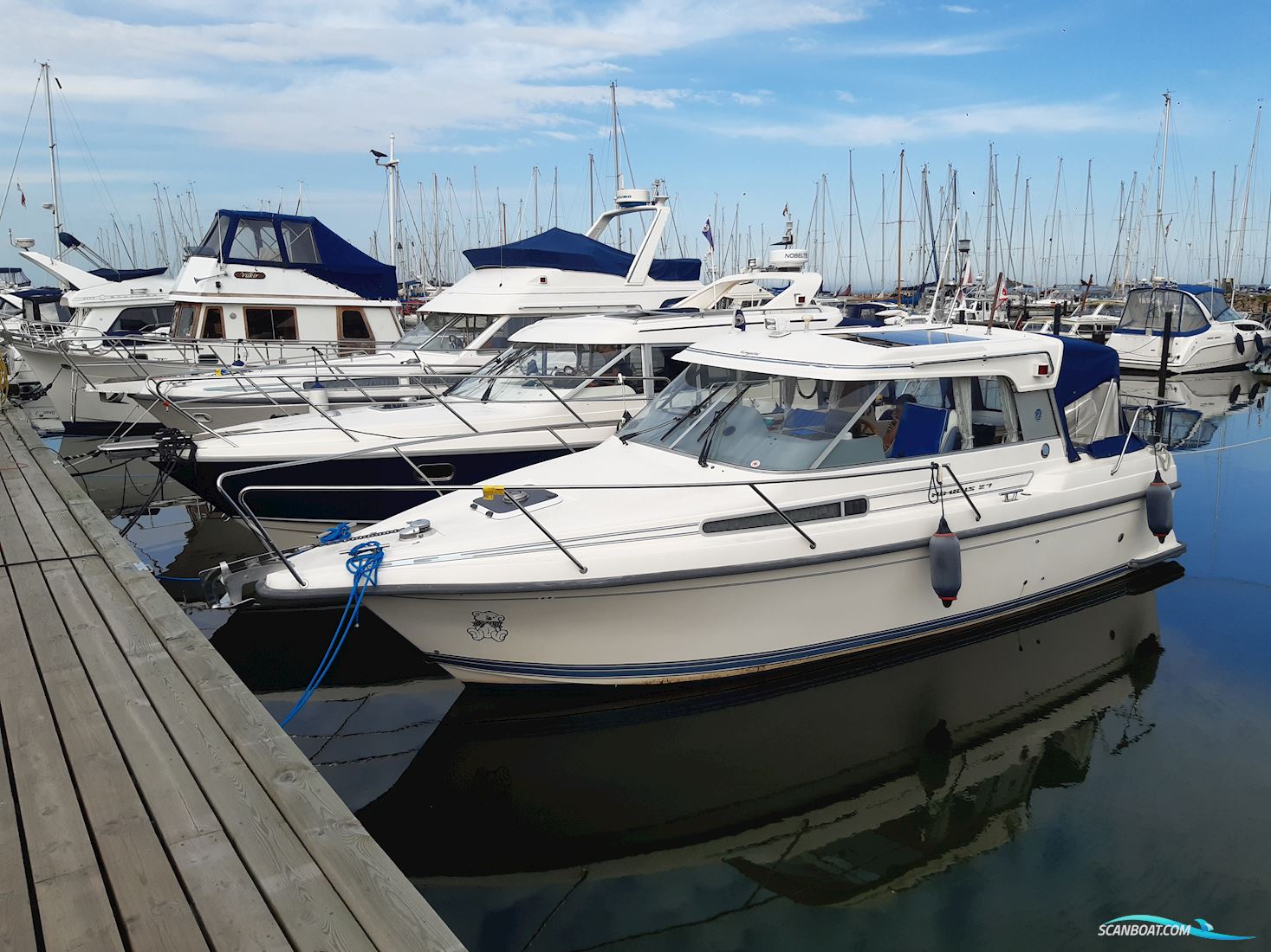 Nimbus 27 Familia Motorboat 1991, with Volvo Penta TAMD31B engine, Denmark