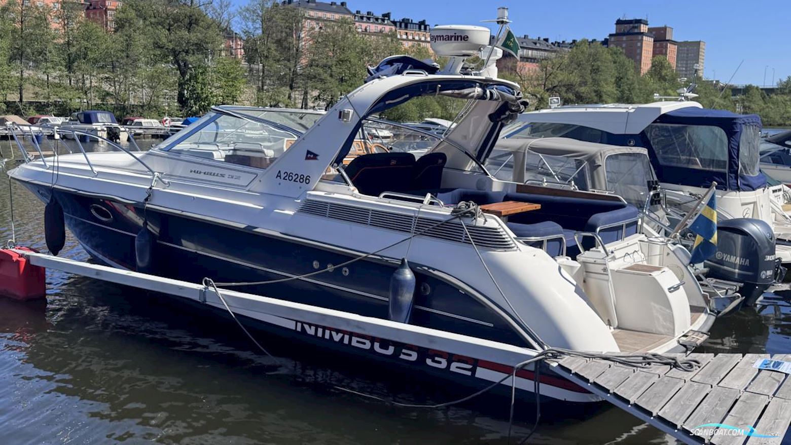 NIMBUS 32 BALLISTA Motorboat 2001, with 2 x Volvo Penta engine, Sweden