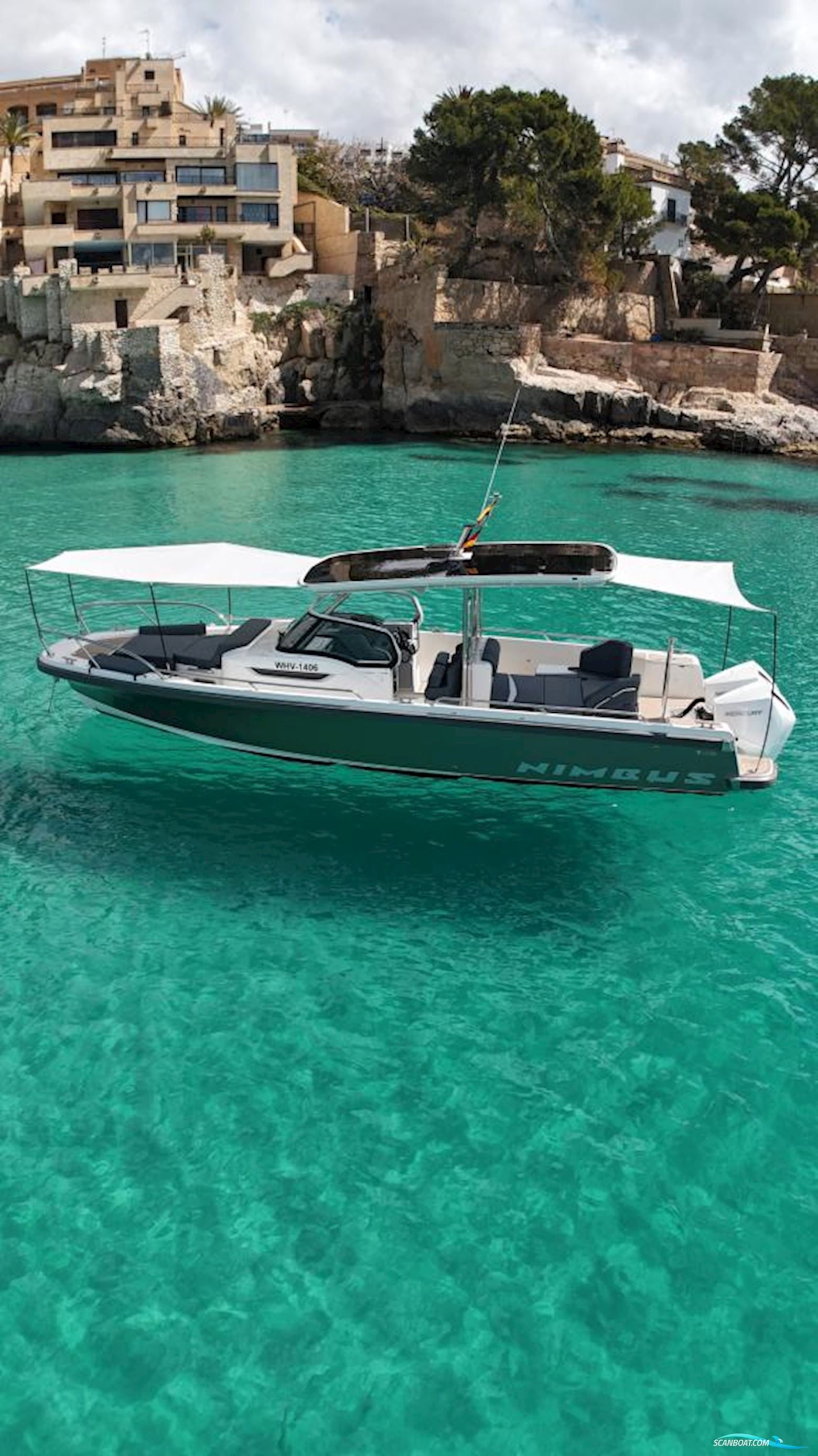 Nimbus T9 Motorboat 2023, with Mercury engine, Spain