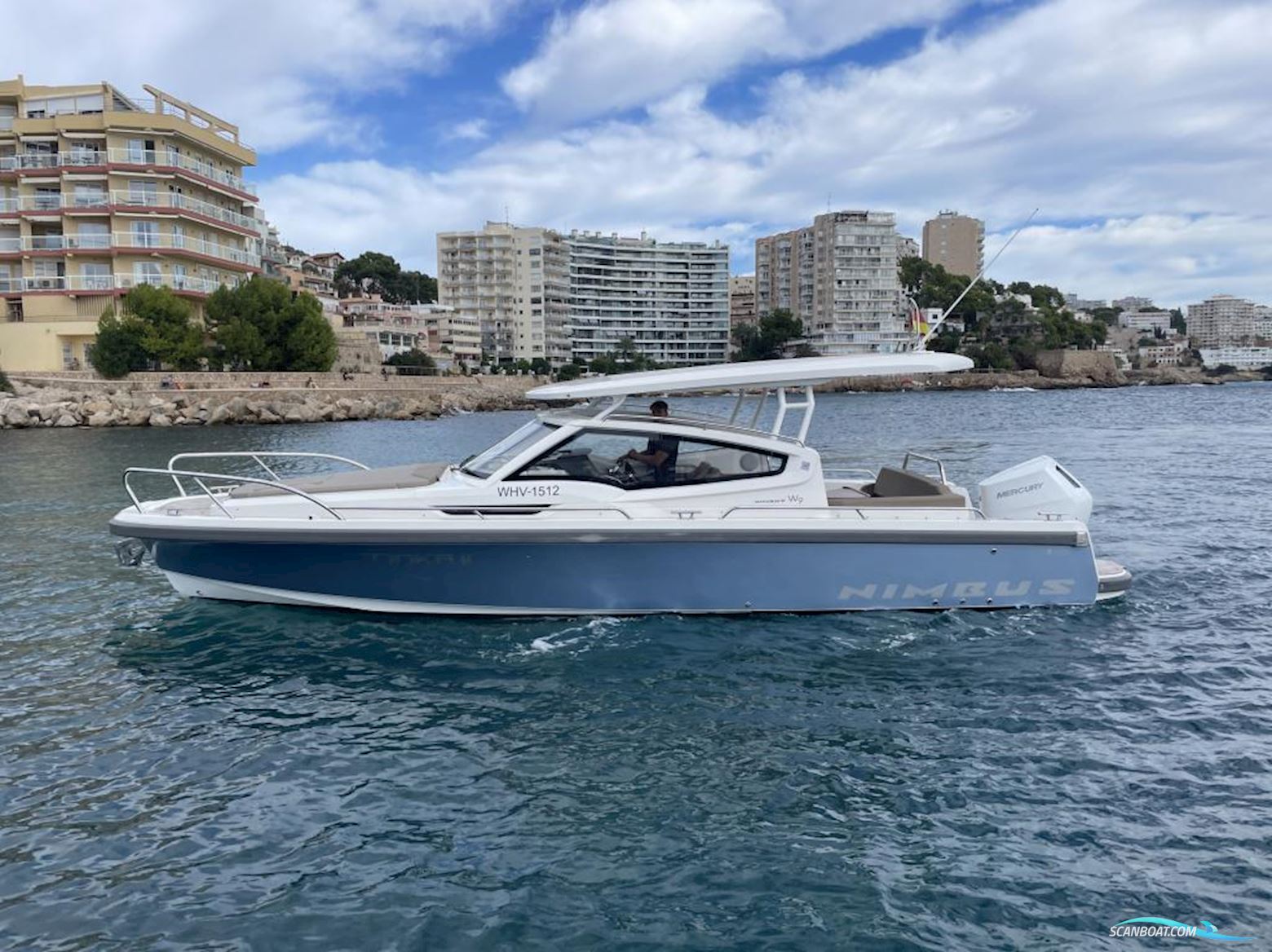 Nimbus W9 Motorboat 2022, with Mercury engine, Spain