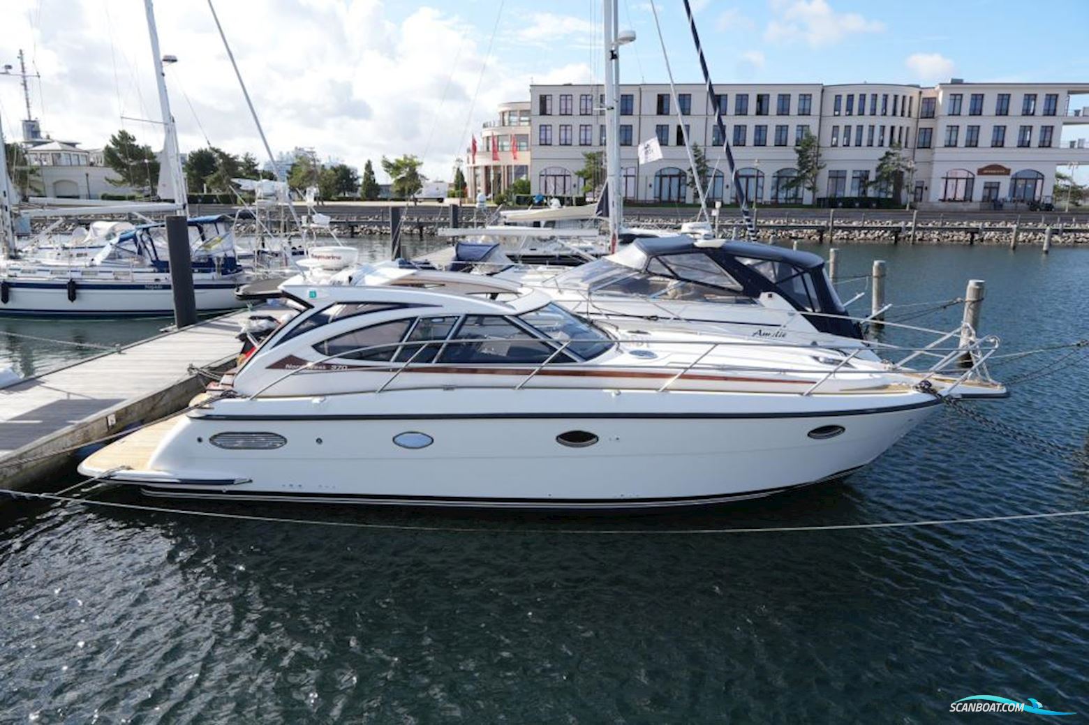 Nord West 370 Sports Top Motorboat 2011, with 2 x Volvo Penta D6-370 engine, Germany
