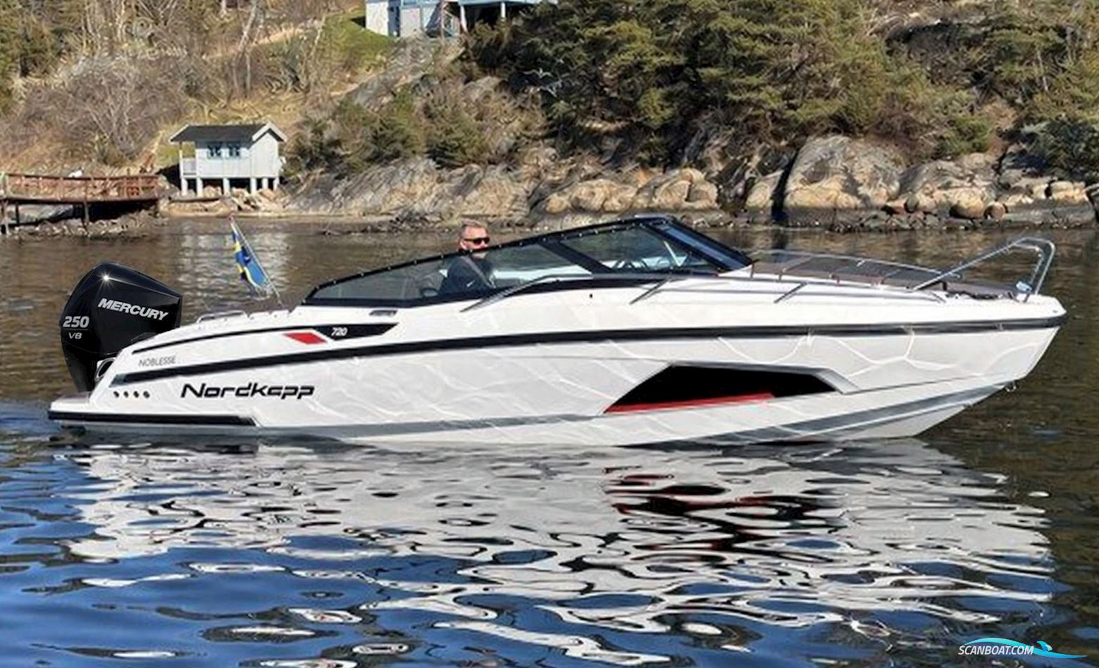 Nordkapp 720 Noblesse Motorboat 2020, with Mercury Verado engine, Finland