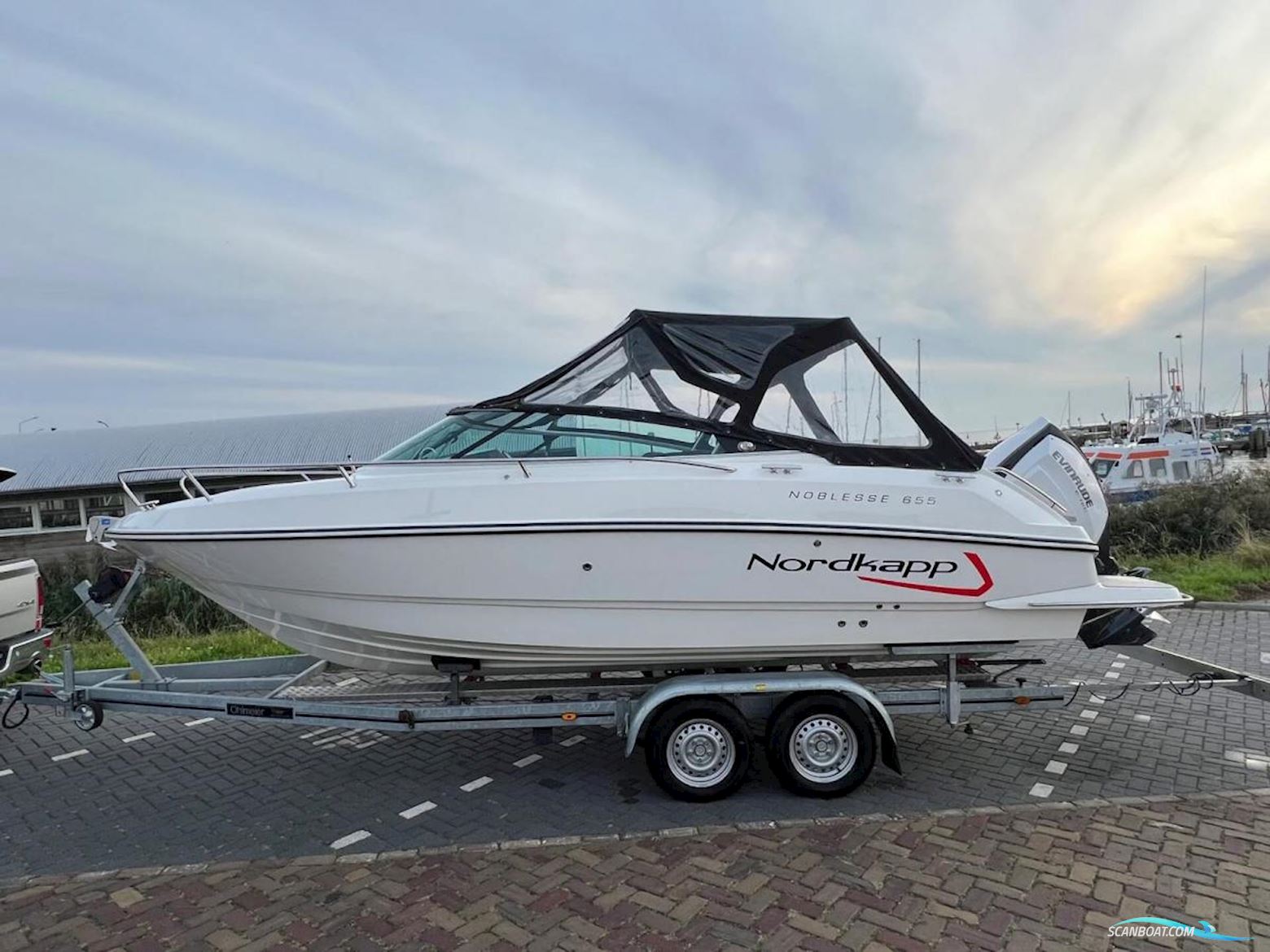 NORDKAPP Noblesse 655 Motorboat 2016, with Evinrude engine, The Netherlands
