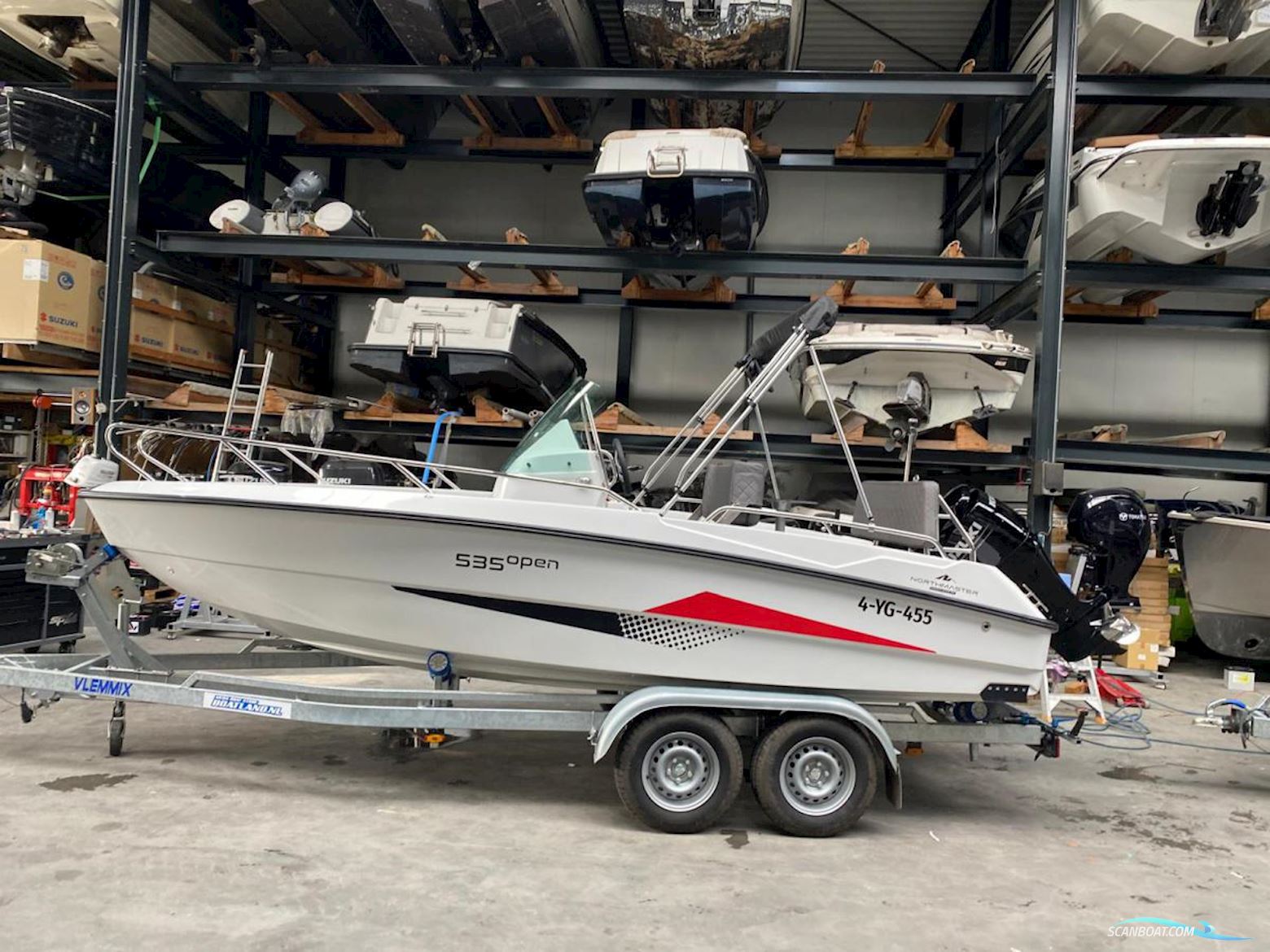 Northmaster 535 Open Motorboat 2023, with Suzuki engine, The Netherlands