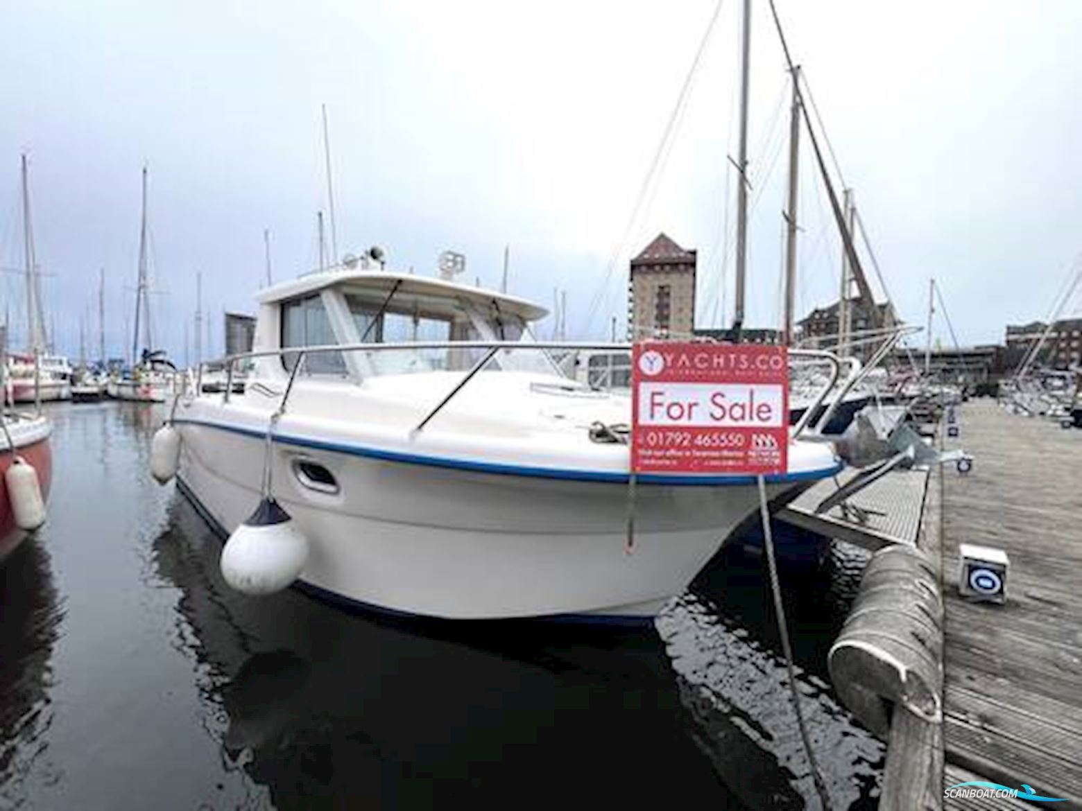 Ocqueteau 695 Motorboat 2008, with Nanni 4.33 engine, United Kingdom