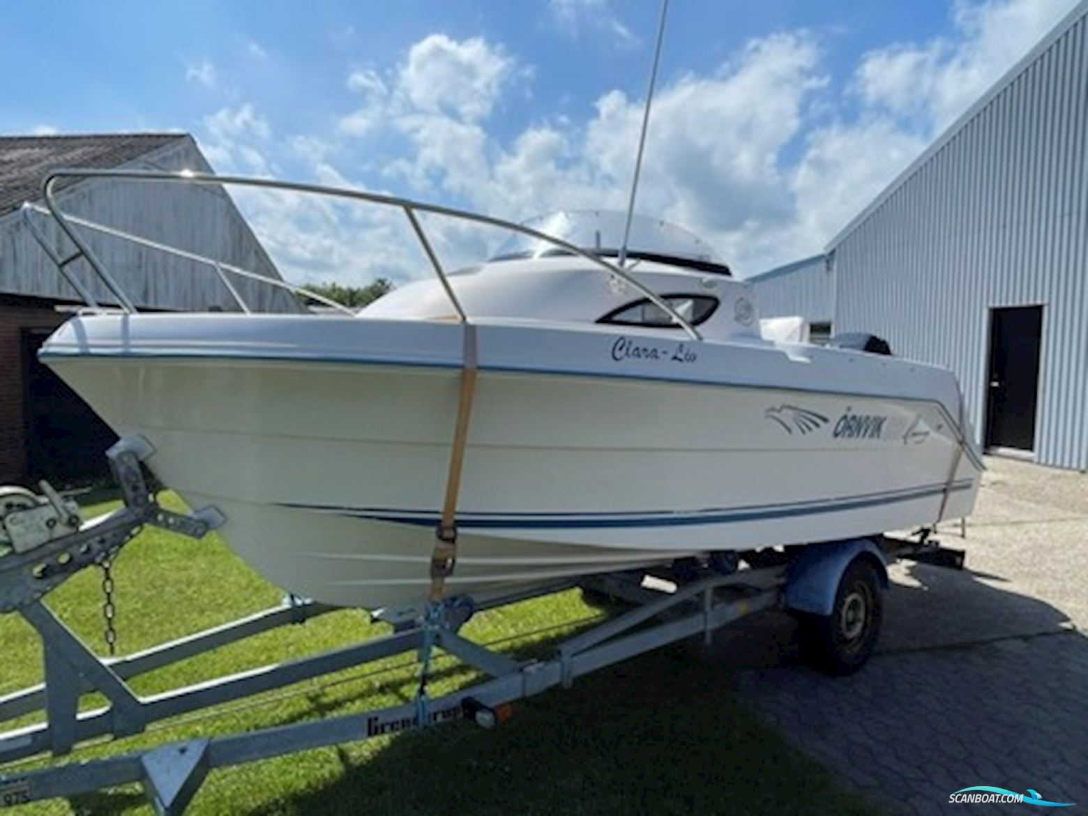 Ørnvik 520 Flamingo Med Mercury F75 4-Takt Samt Brenderup Trailer - NY Pris kr 69.000