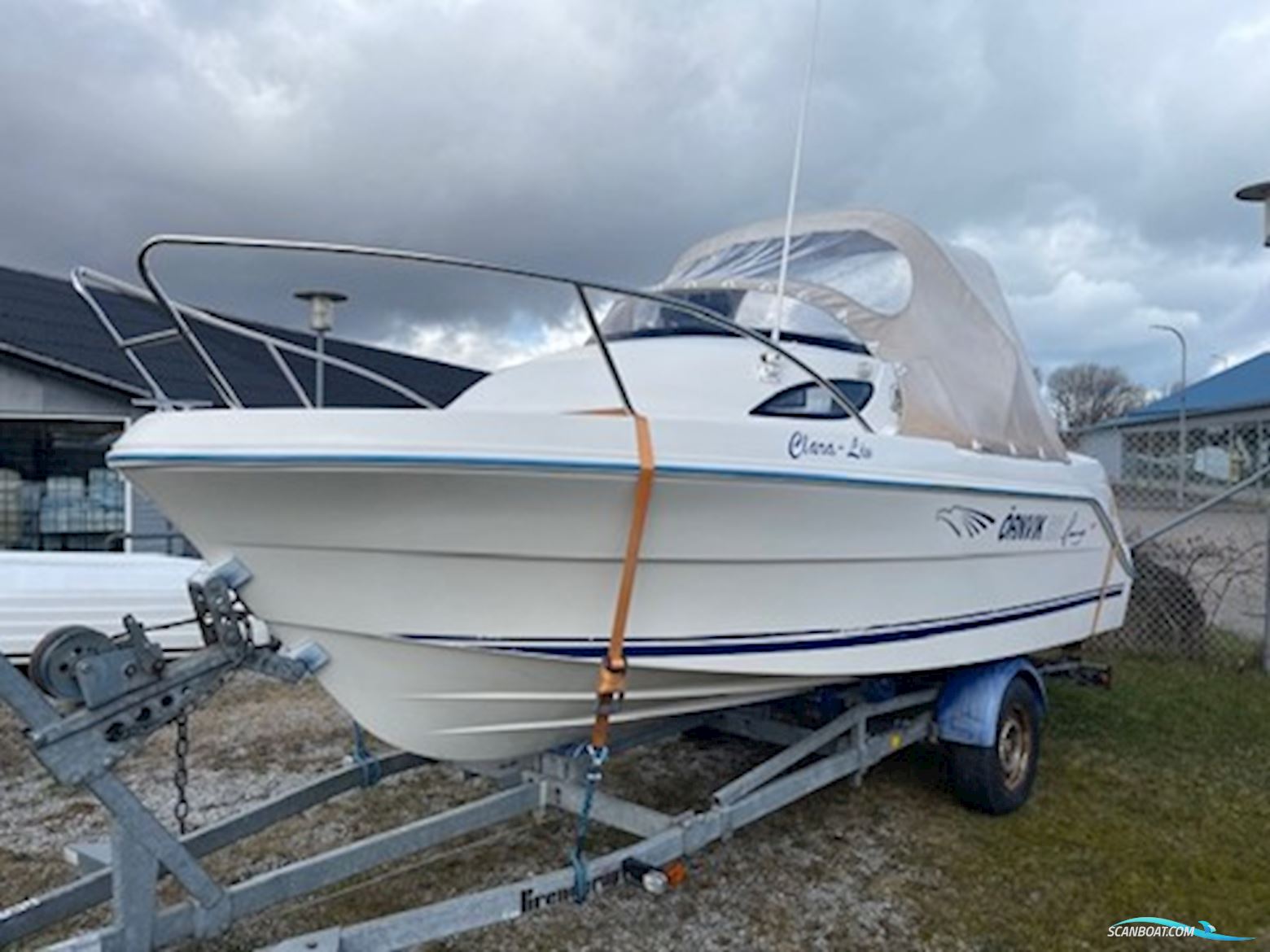 Ørnvik 520 Flamingo med Mercury F75 4-takt samt Brenderup trailer