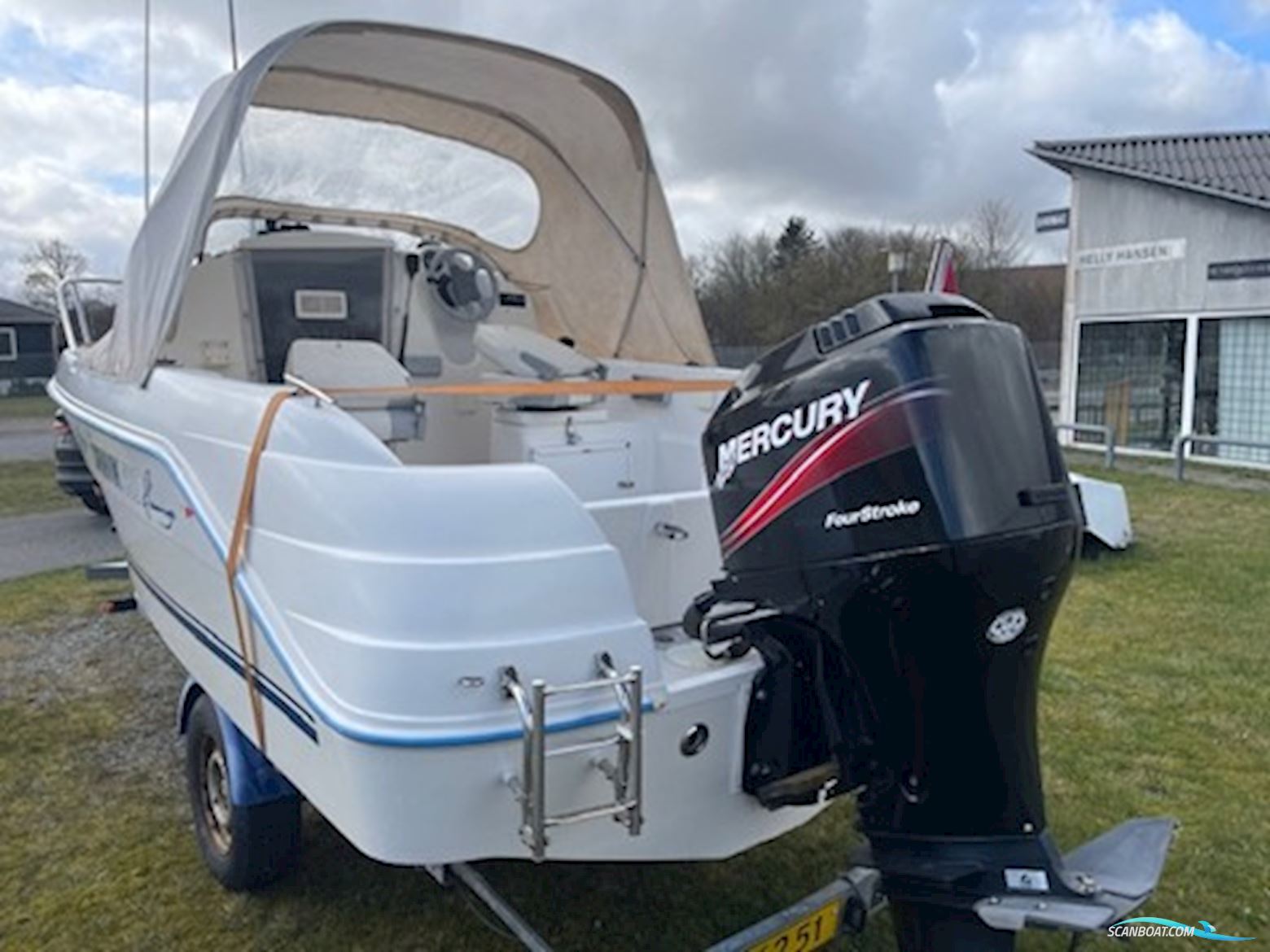 Ørnvik 520 Flamingo med Mercury F75 4-takt samt Brenderup trailer