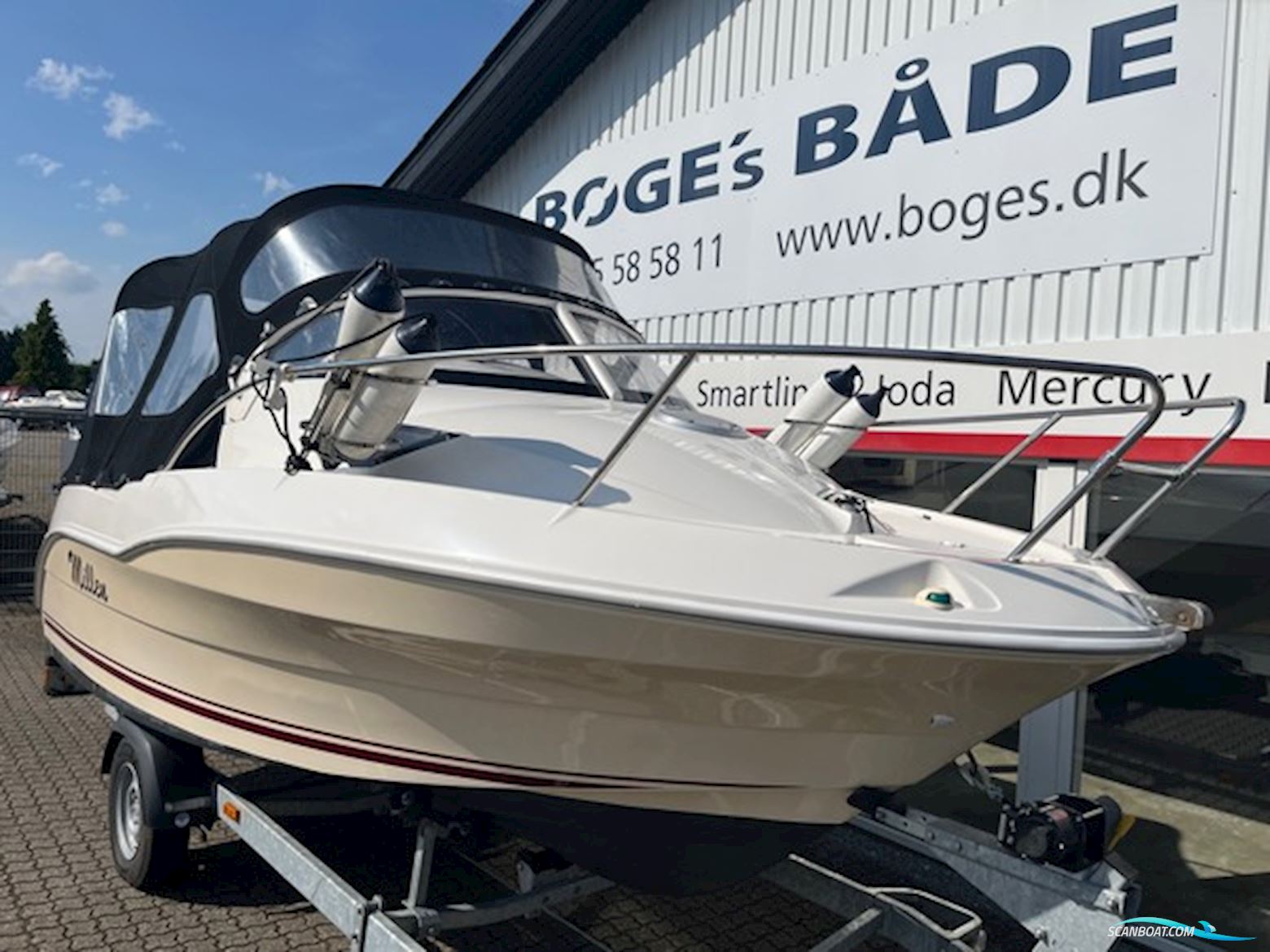 Ørnvik 540 Cruiser Med 115 hk Mariner-Efi 4-Takt og "ny" 1800kg Variant Bådtrailer - Anvisningssalg