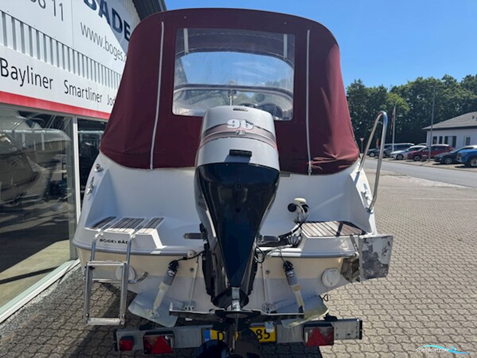 Ørnvik 540 Cruiser med 90 hk Mercury 4 takt 16V 1,6L og 1500 kg Brenderup Premium bådtrailer