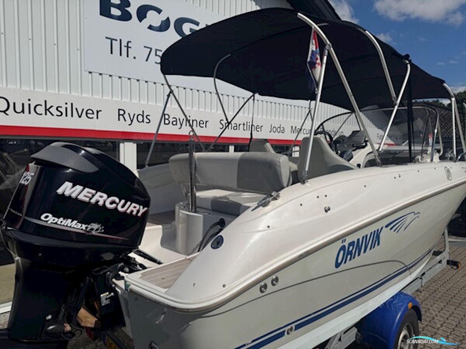 Örnvik 600 Commander Clx Med 125 hk Mercury-Dfi Optimax og Bådtrailer